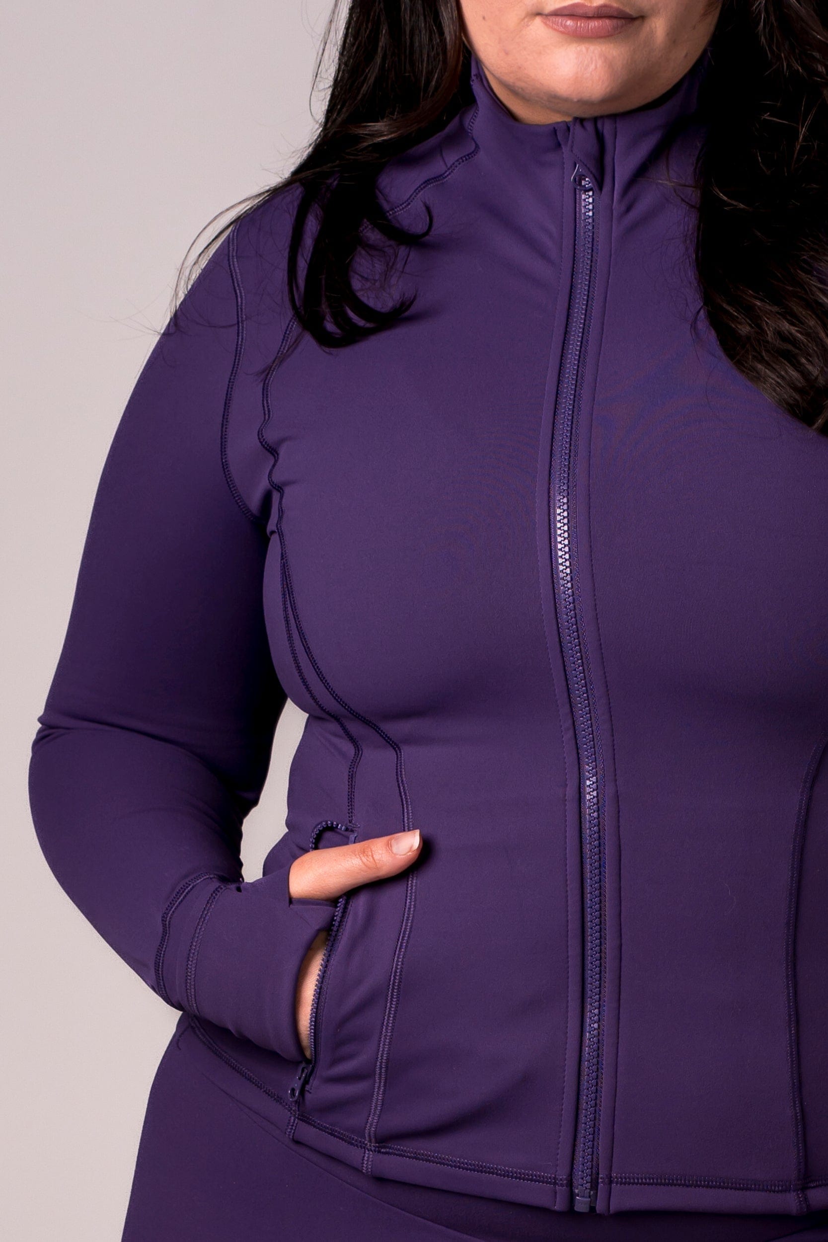 Amethyst Luxe Active Jacket
