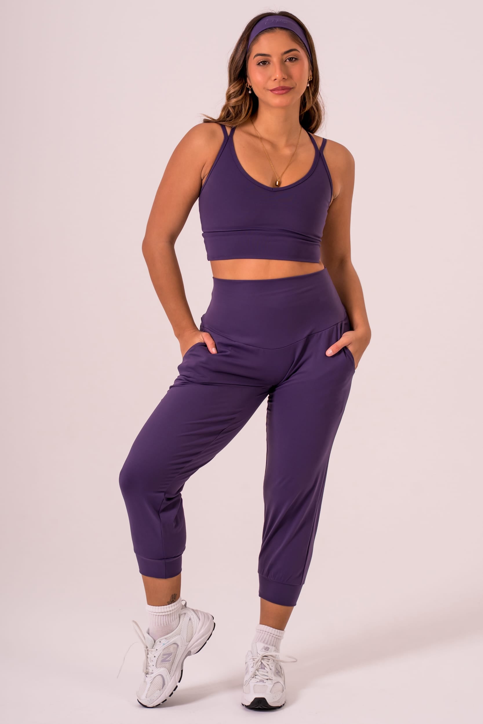 Amethyst Luxe Capri Jogger