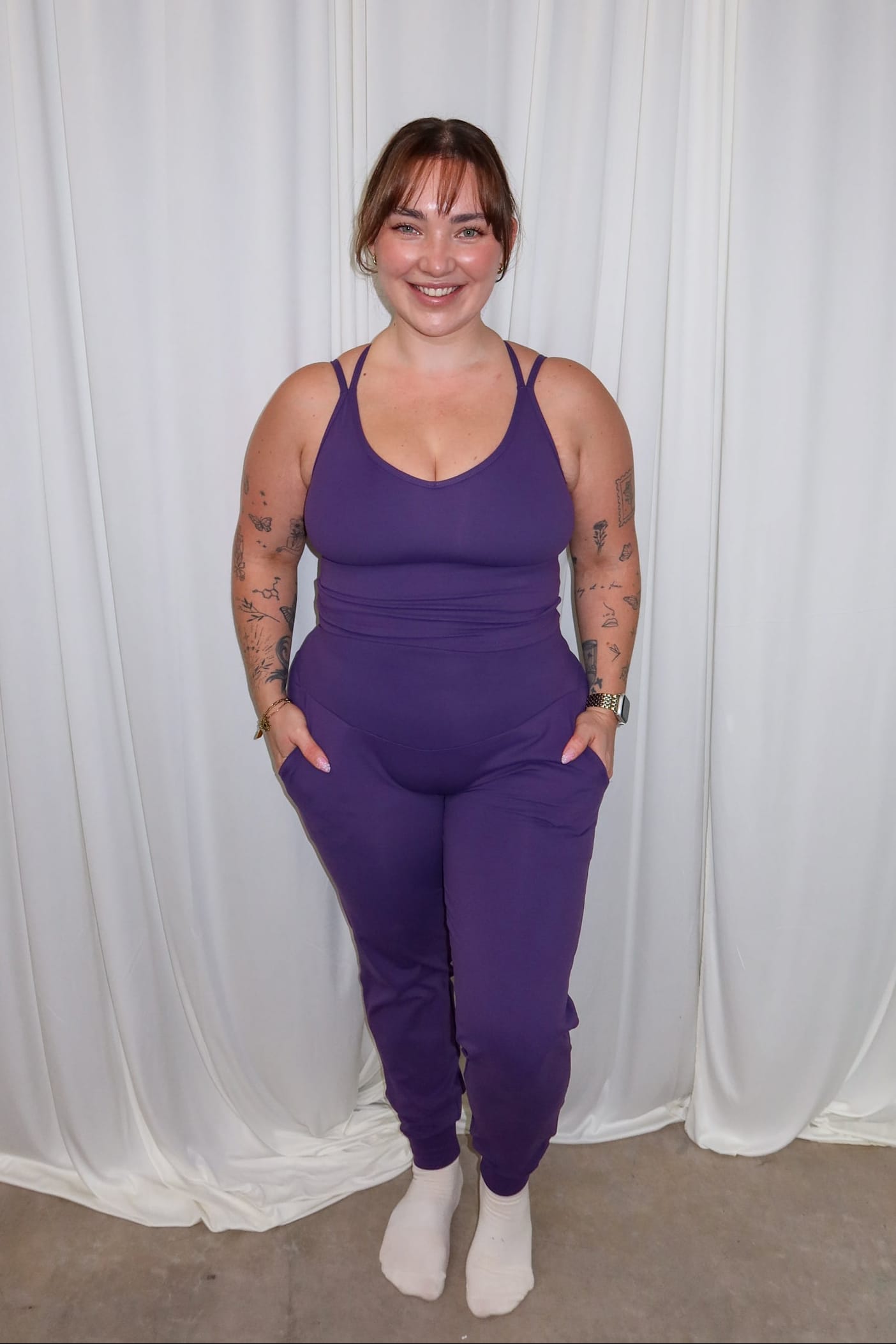 Amethyst Luxe Long Jogger