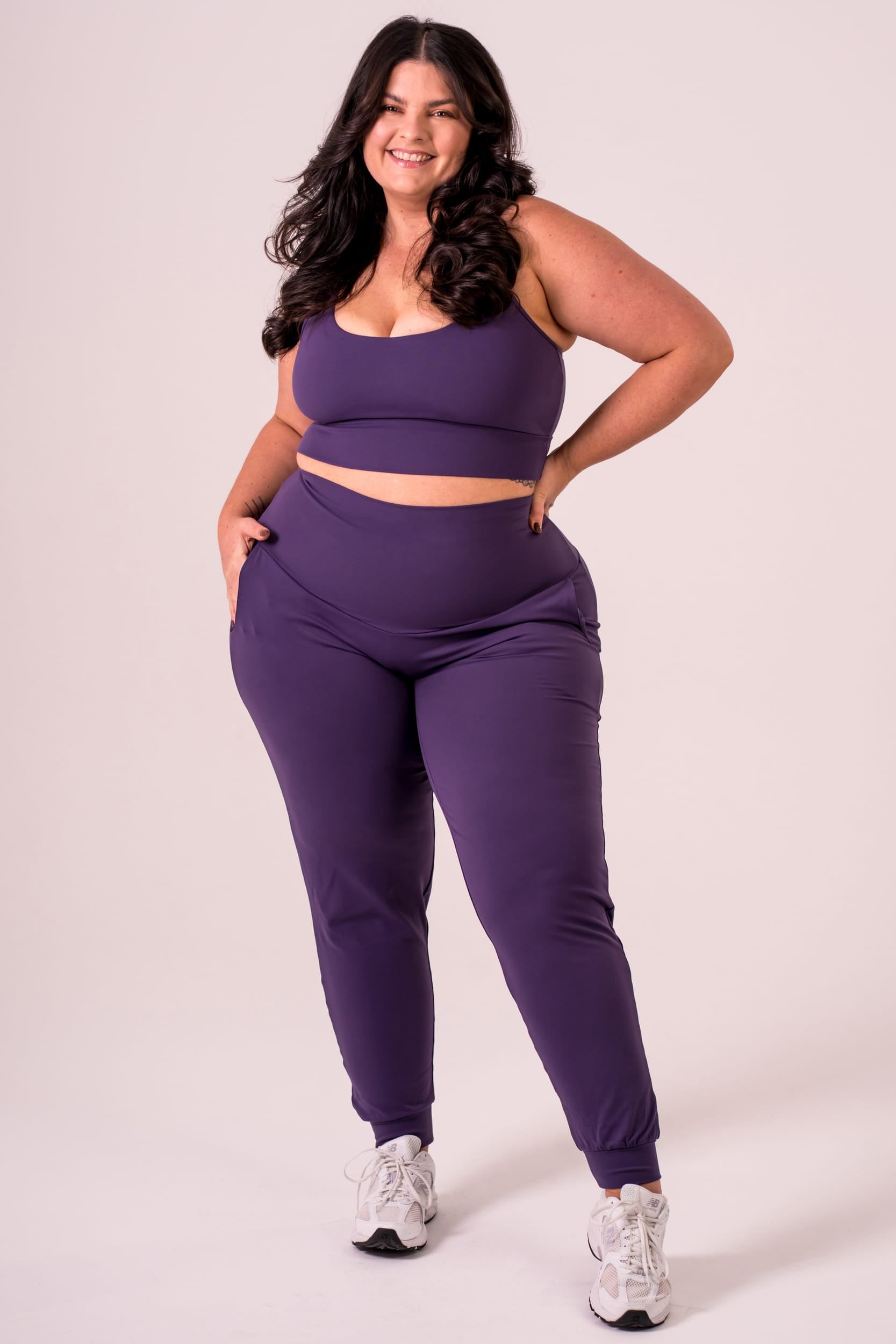 Amethyst Luxe Long Jogger