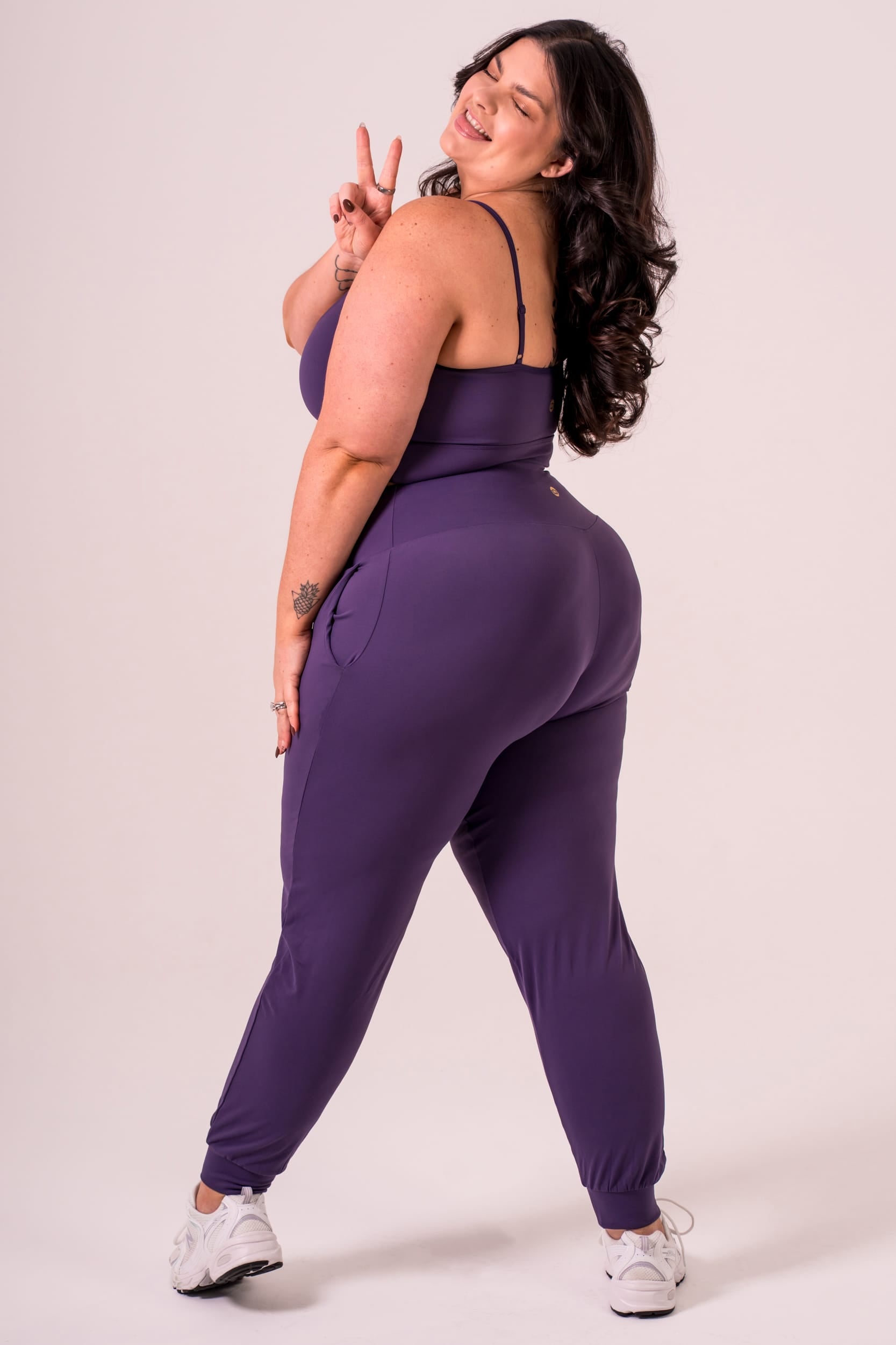 Amethyst Luxe Long Jogger