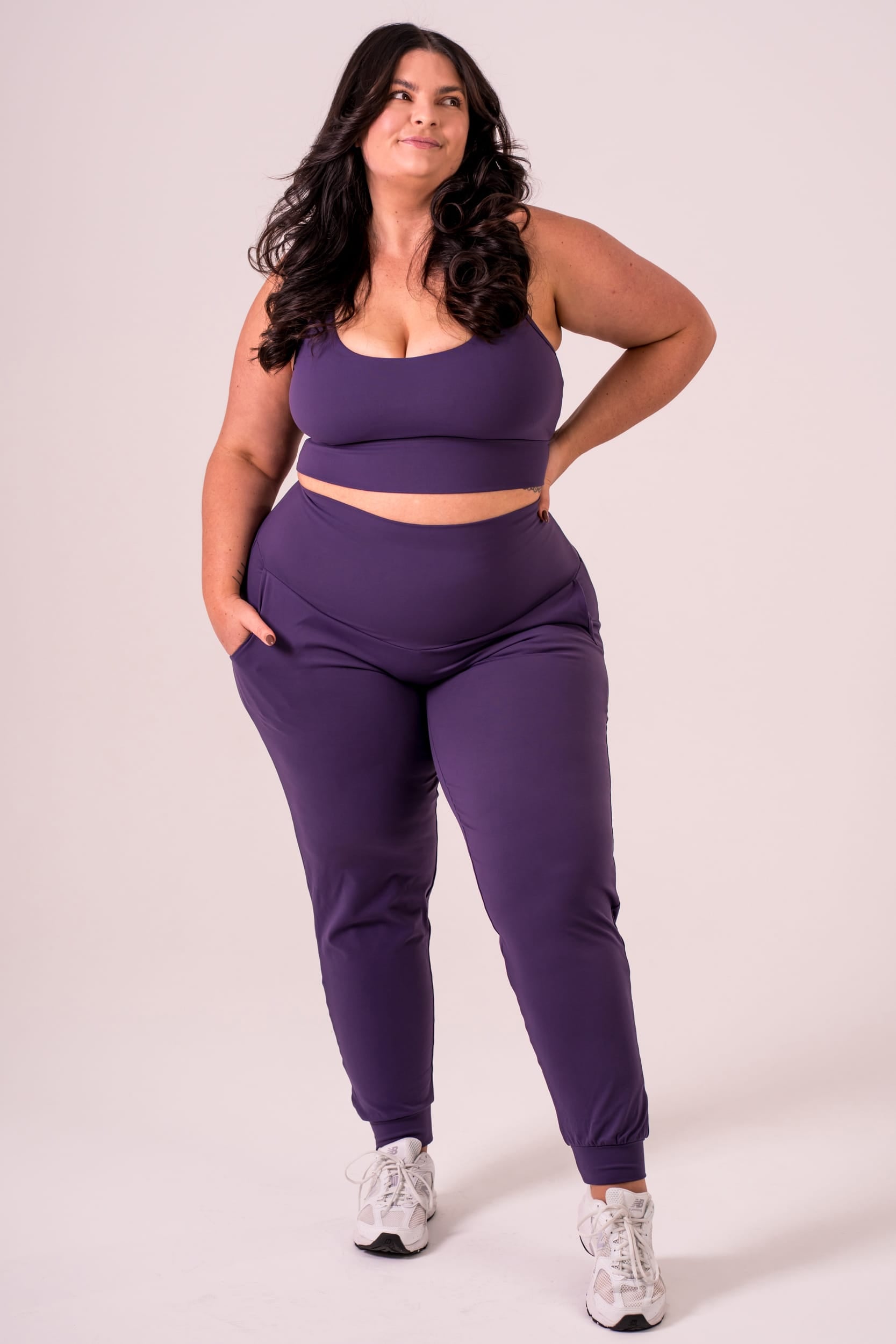 Amethyst Luxe Long Jogger
