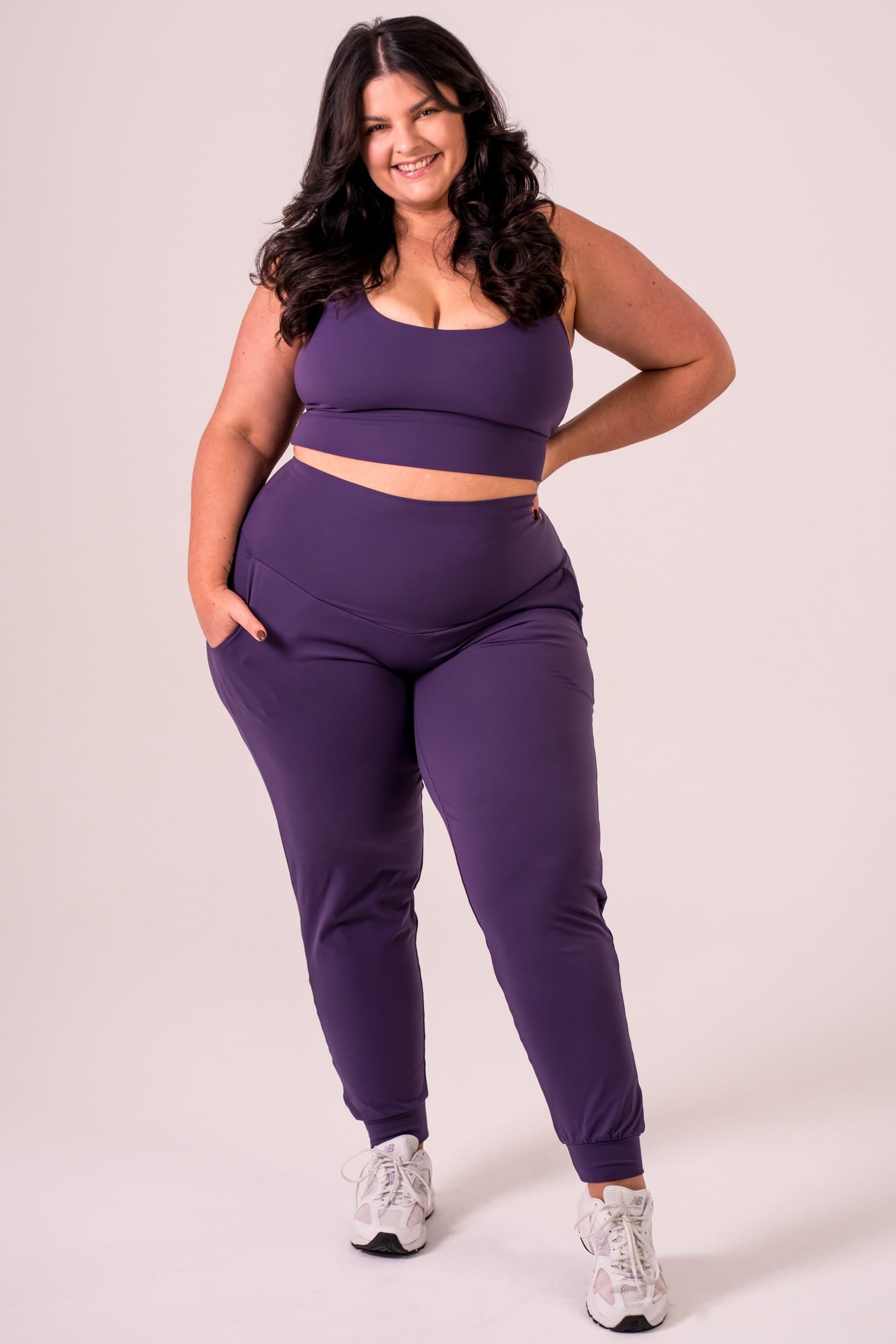 Amethyst Luxe Long Jogger