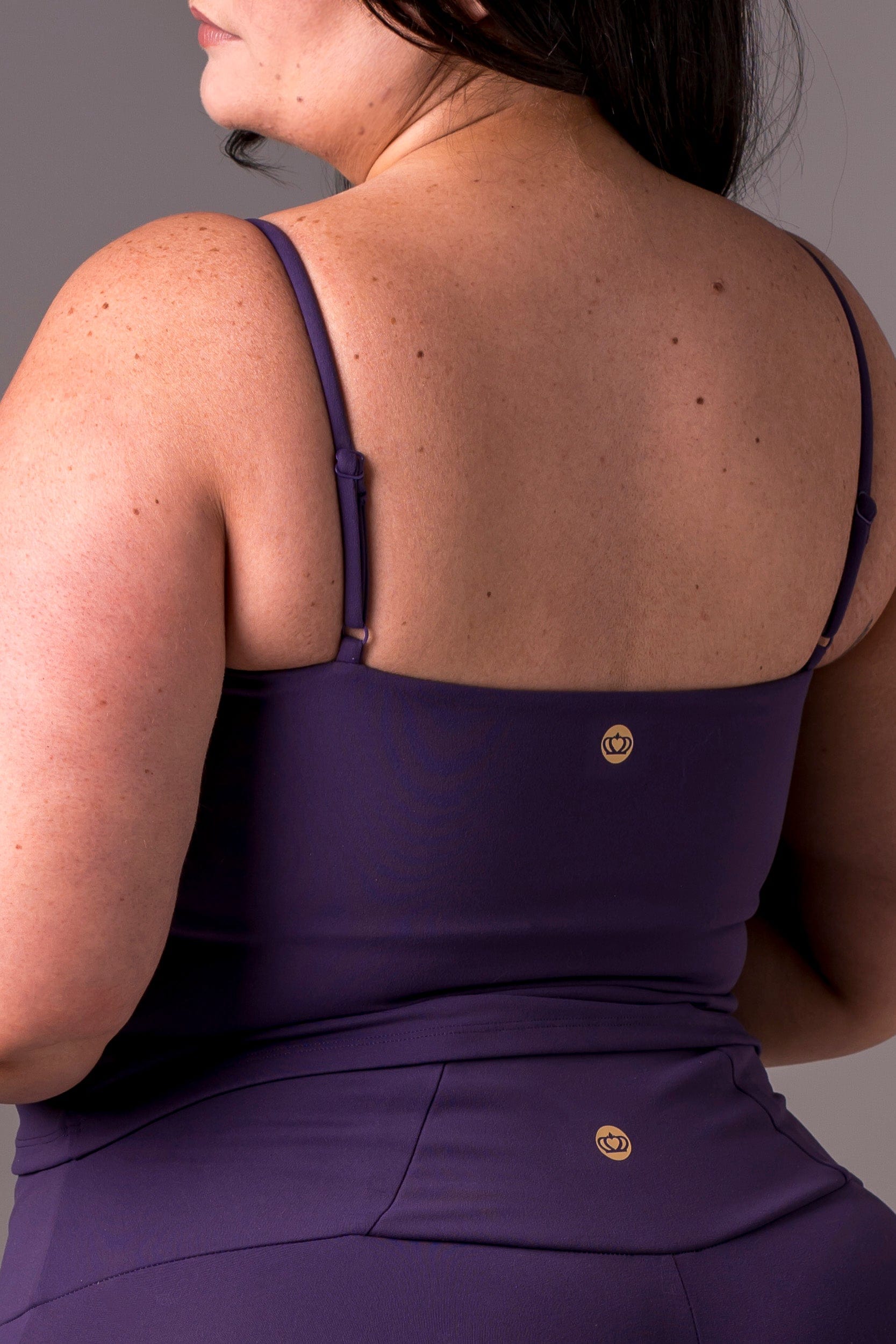 Amethyst Luxe Longline Crop