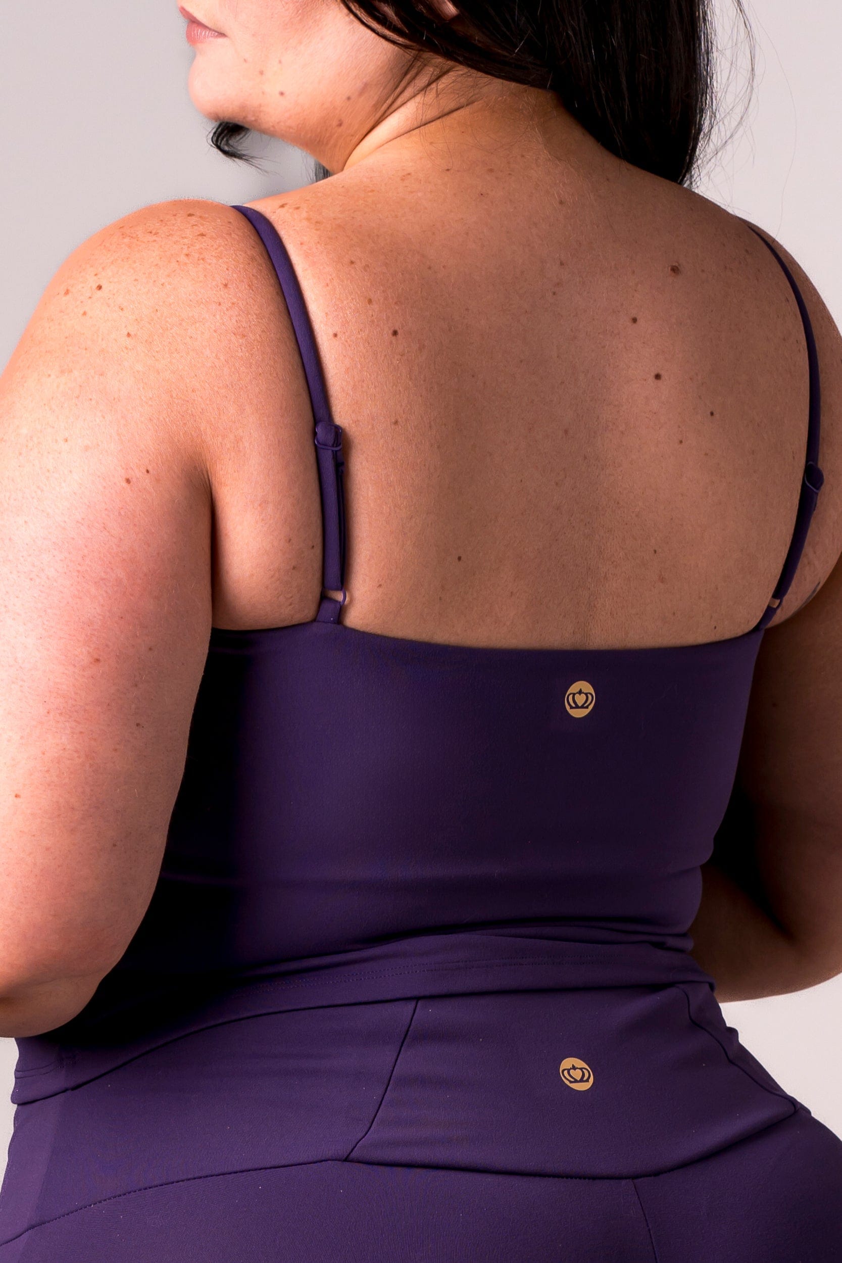 Amethyst Luxe Longline Crop