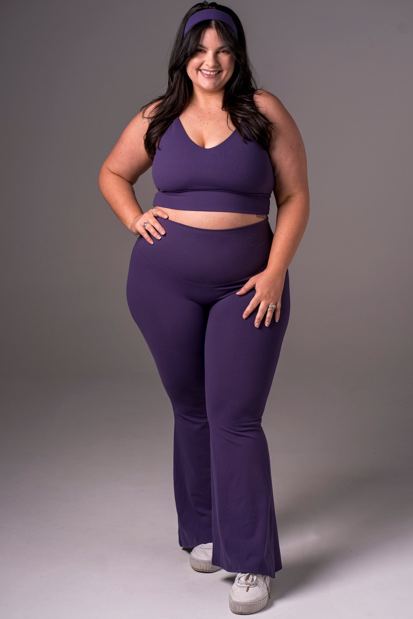 Amethyst Luxe Pocket Yoga Pants
