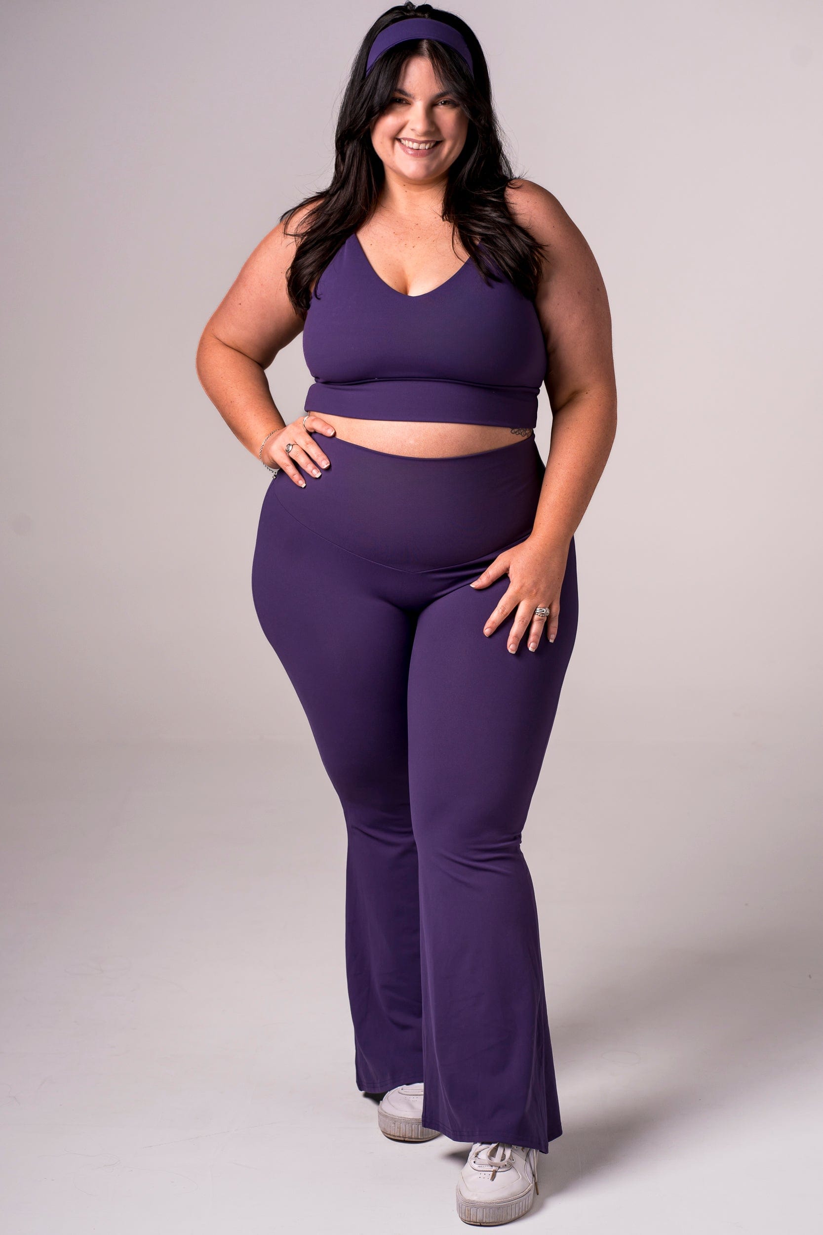 Amethyst Luxe Pocket Yoga Pants