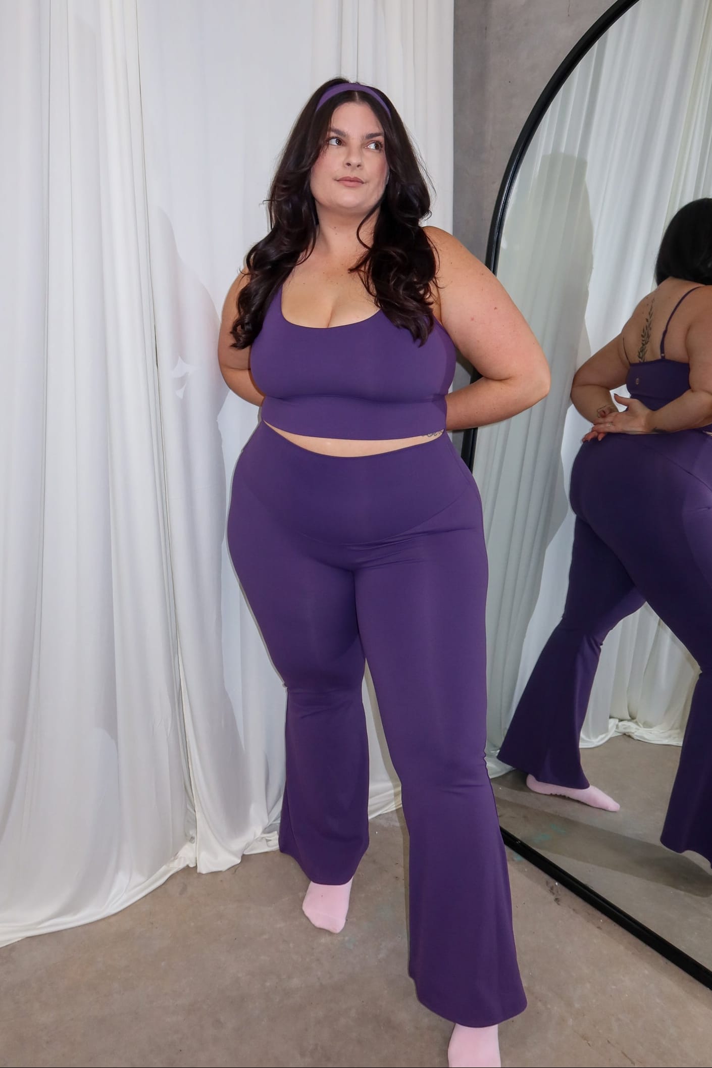 Amethyst Luxe Pocket Yoga Pants