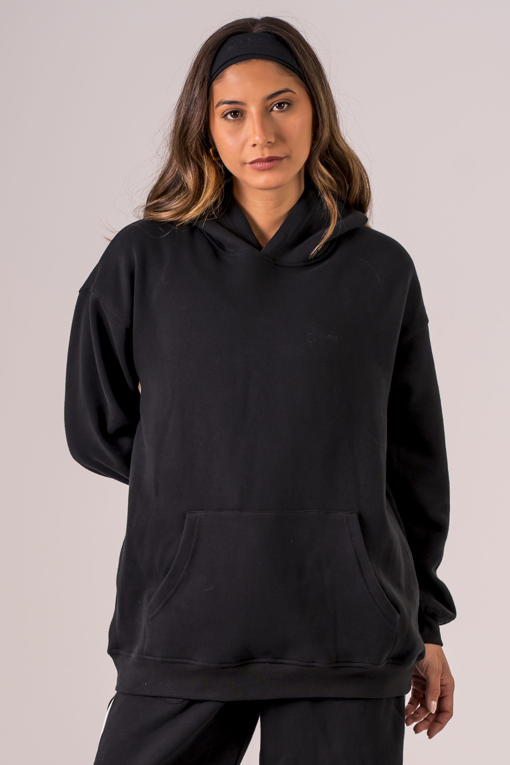 Black Basic Hoodie