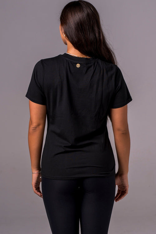 Mia Basic Soft Tee (Black) main image 1