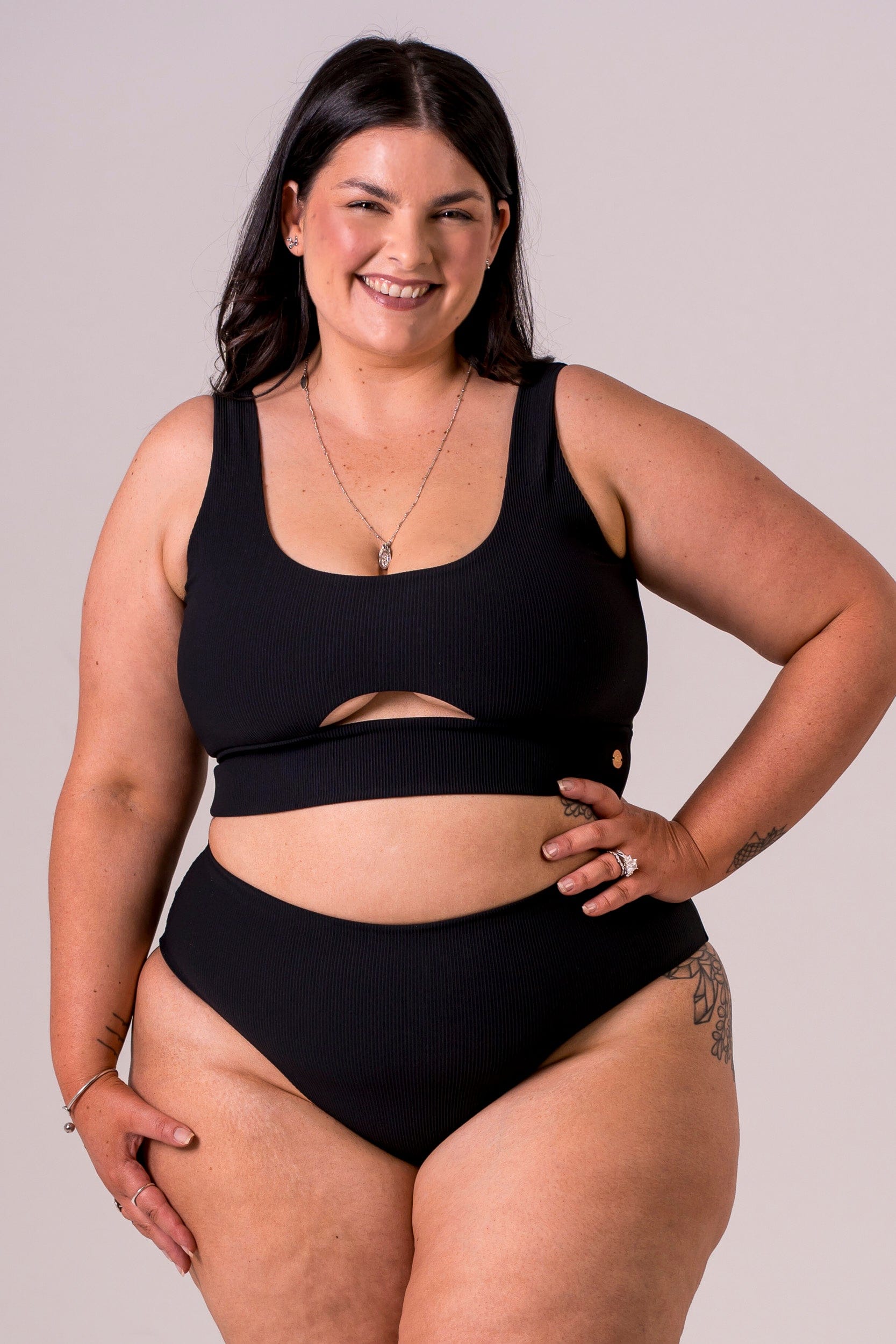 Black Brief Bikini Bottoms