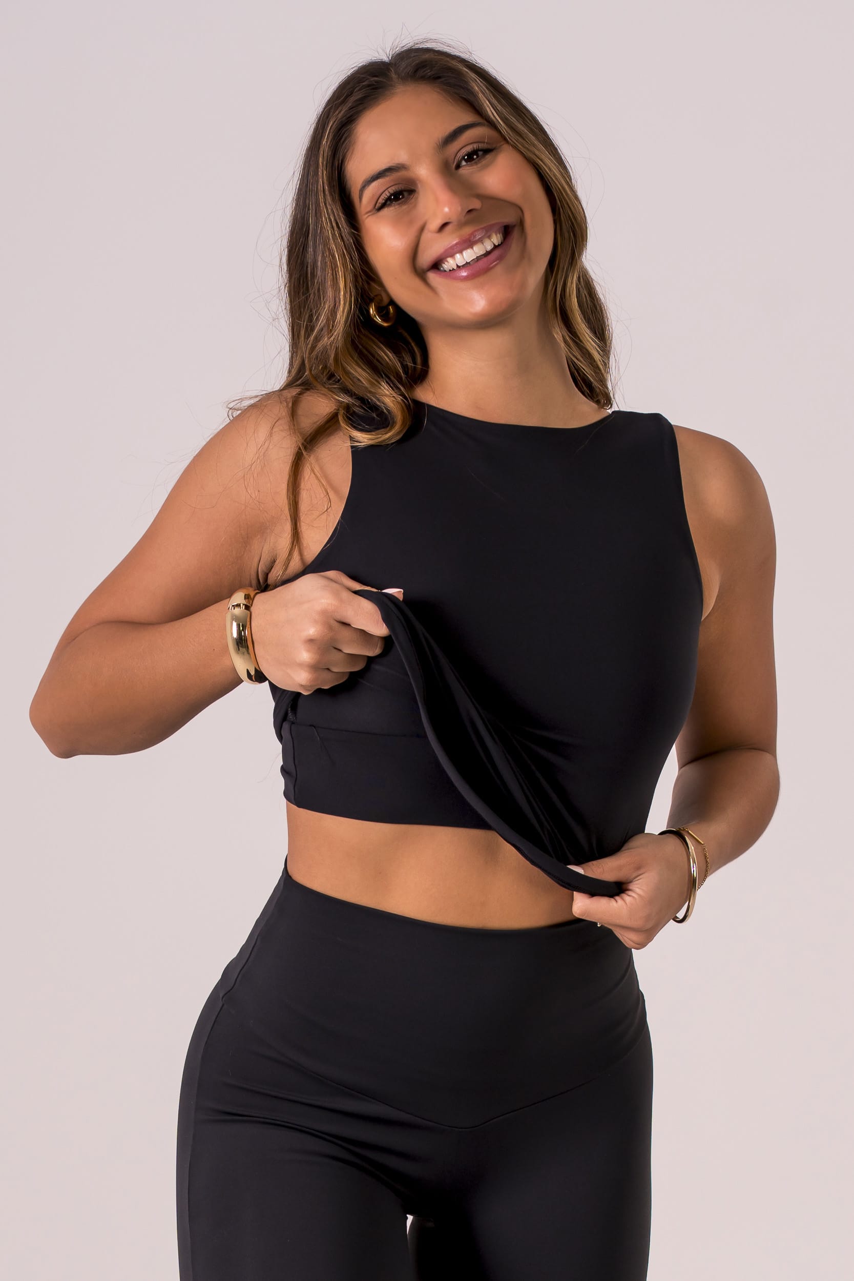 Black Built-In Reversible Tank