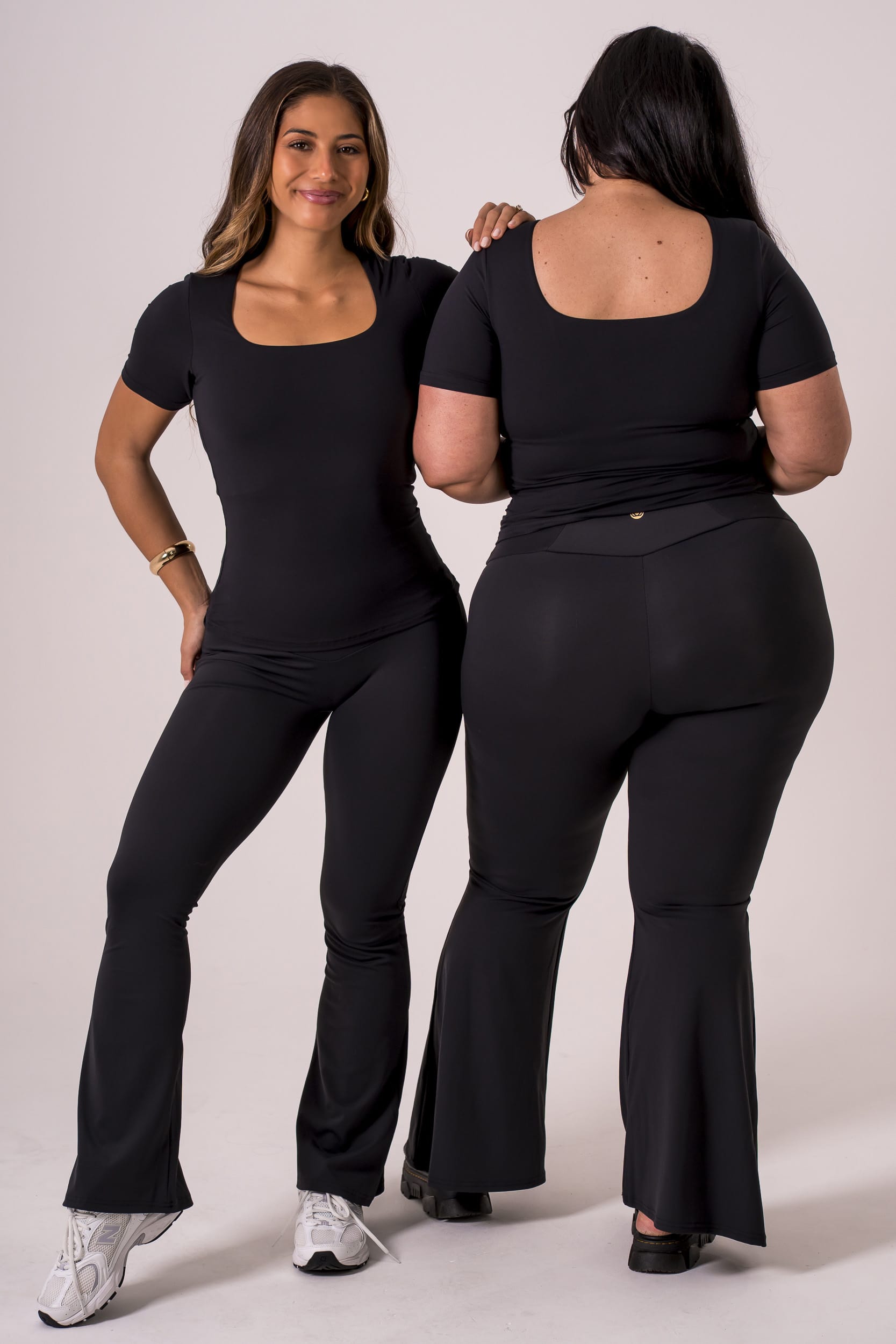 Black Built-In Reversible Tee