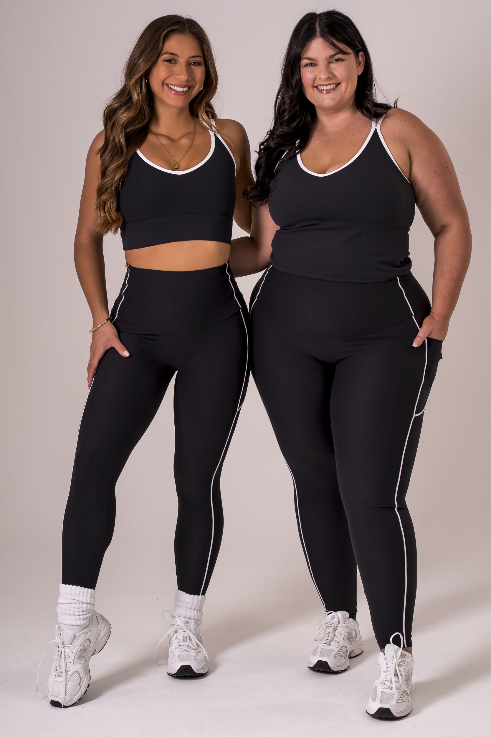 Black Duo Dynamic Pocket Curve Leggings