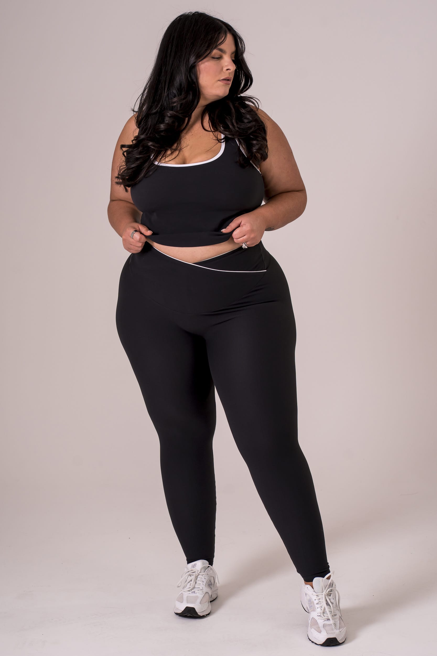 Black Duo Dynamic V Band Leggings