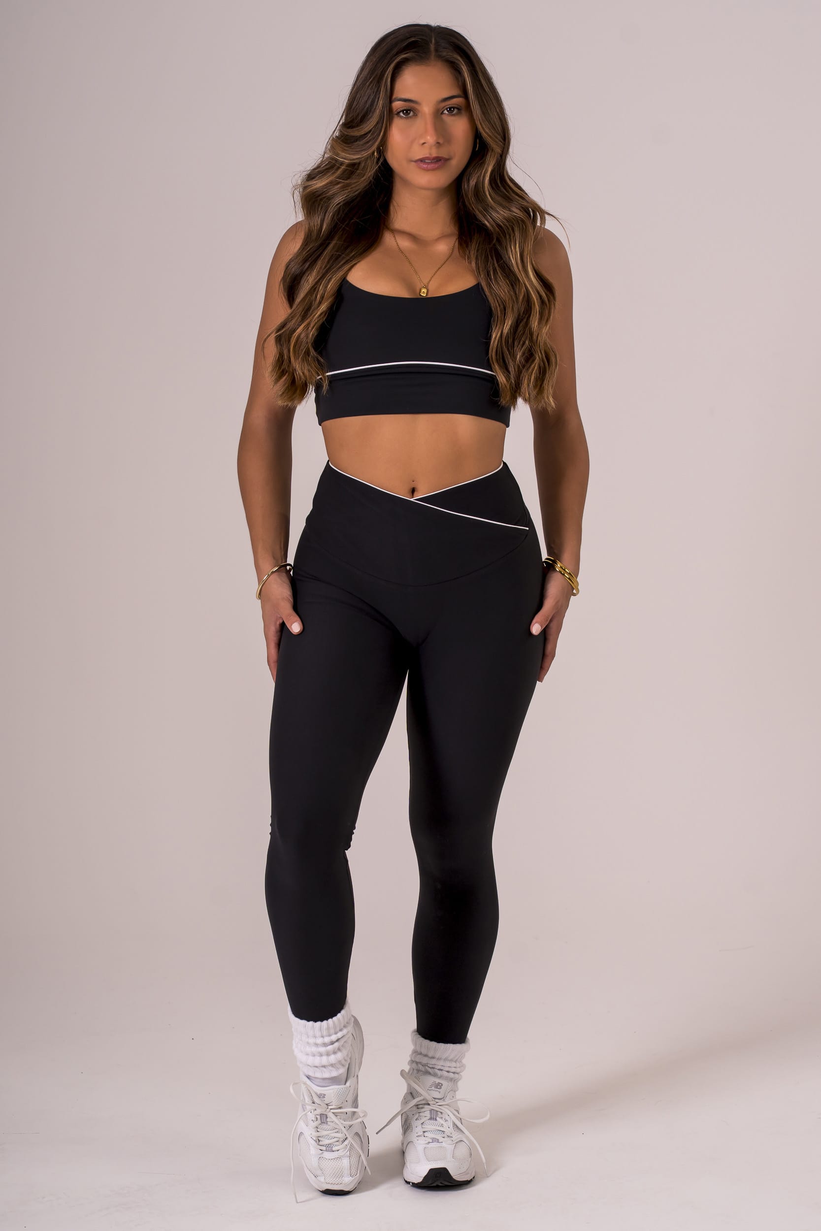 Black Duo Dynamic V Band Leggings