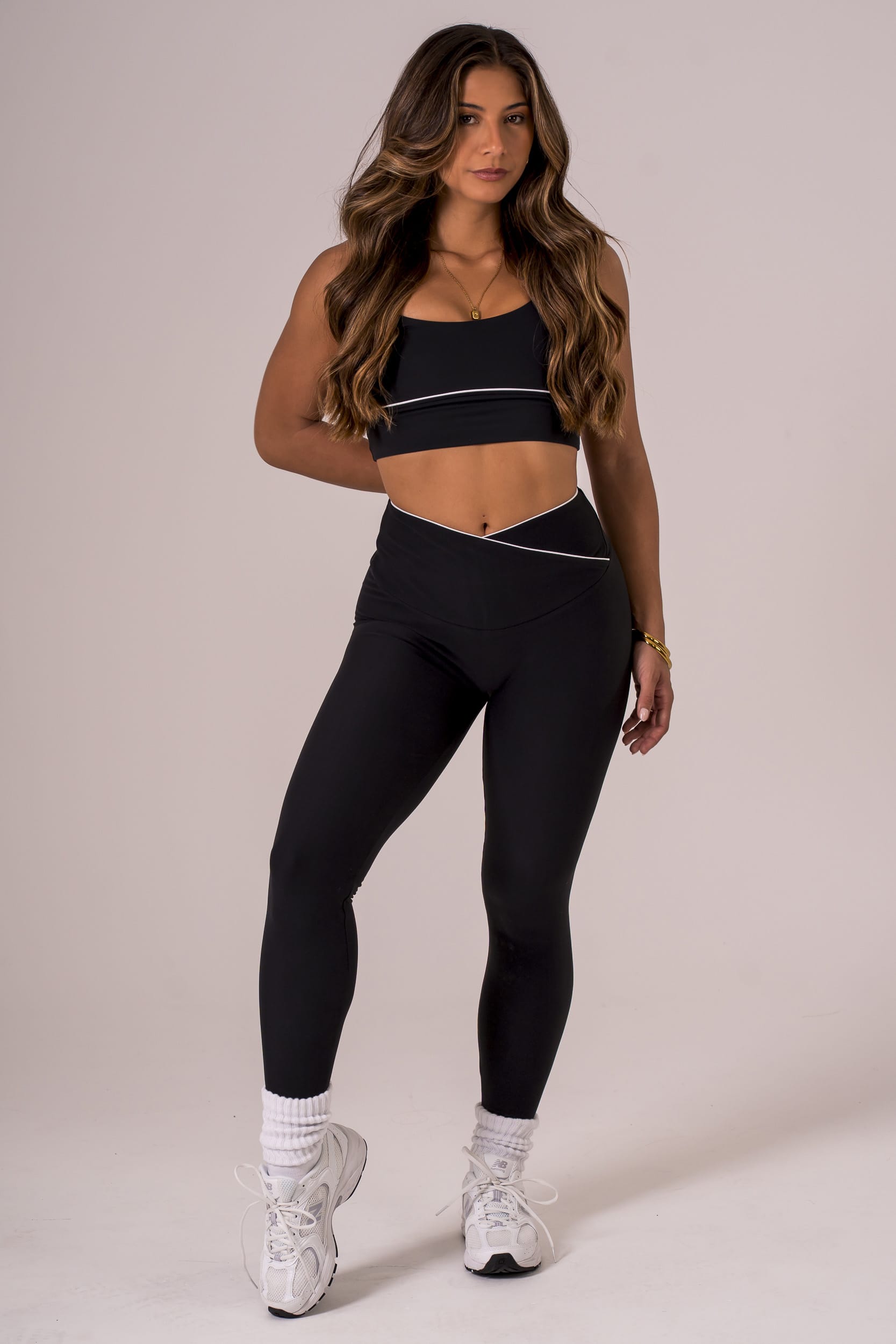 Black Duo Dynamic V Band Leggings