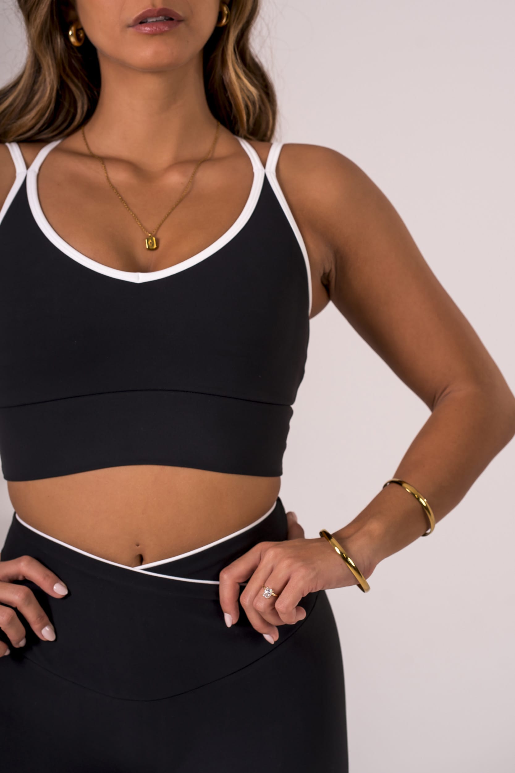 Black Duo Luxe Sienna Crop