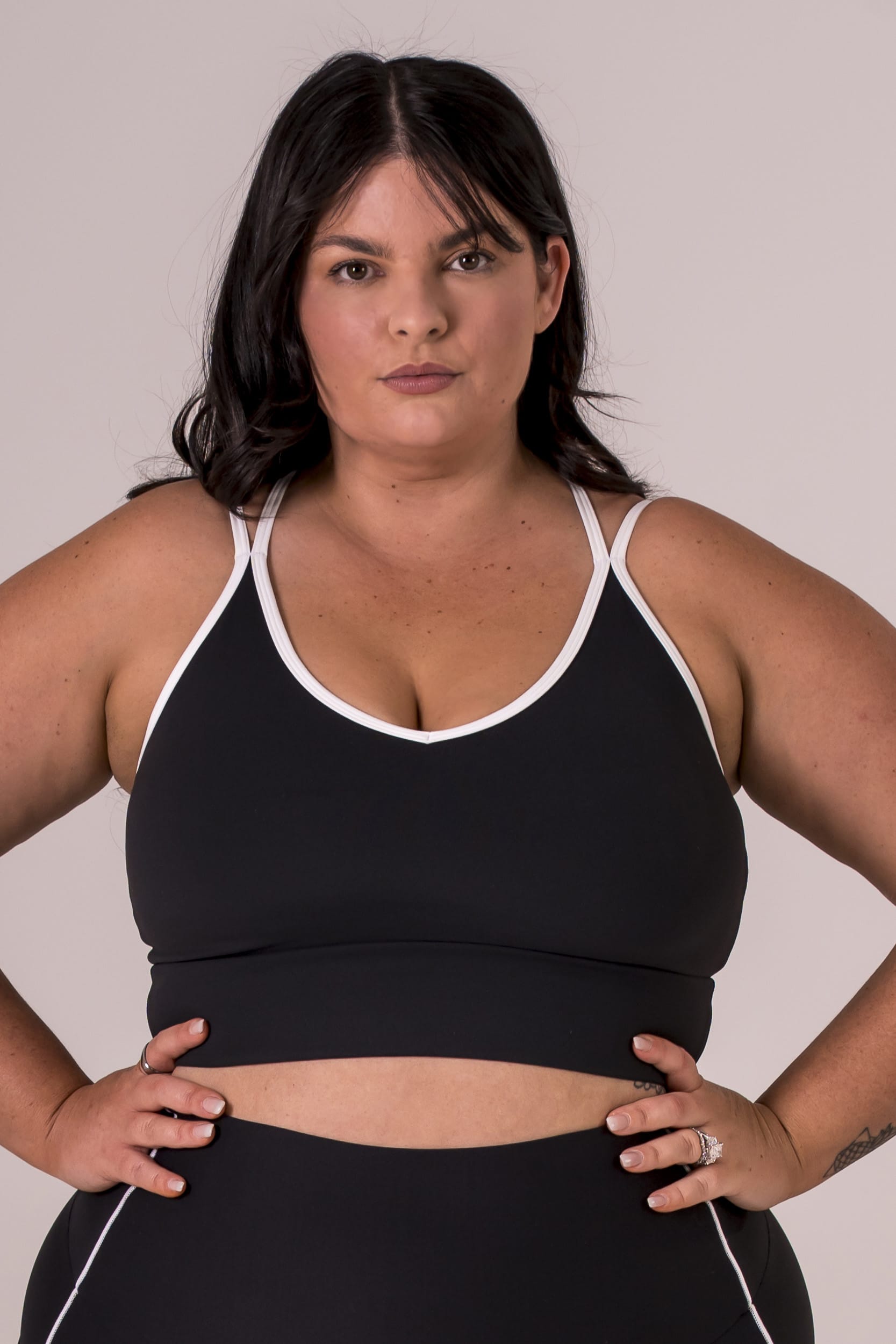 Black Duo Luxe Sienna Crop