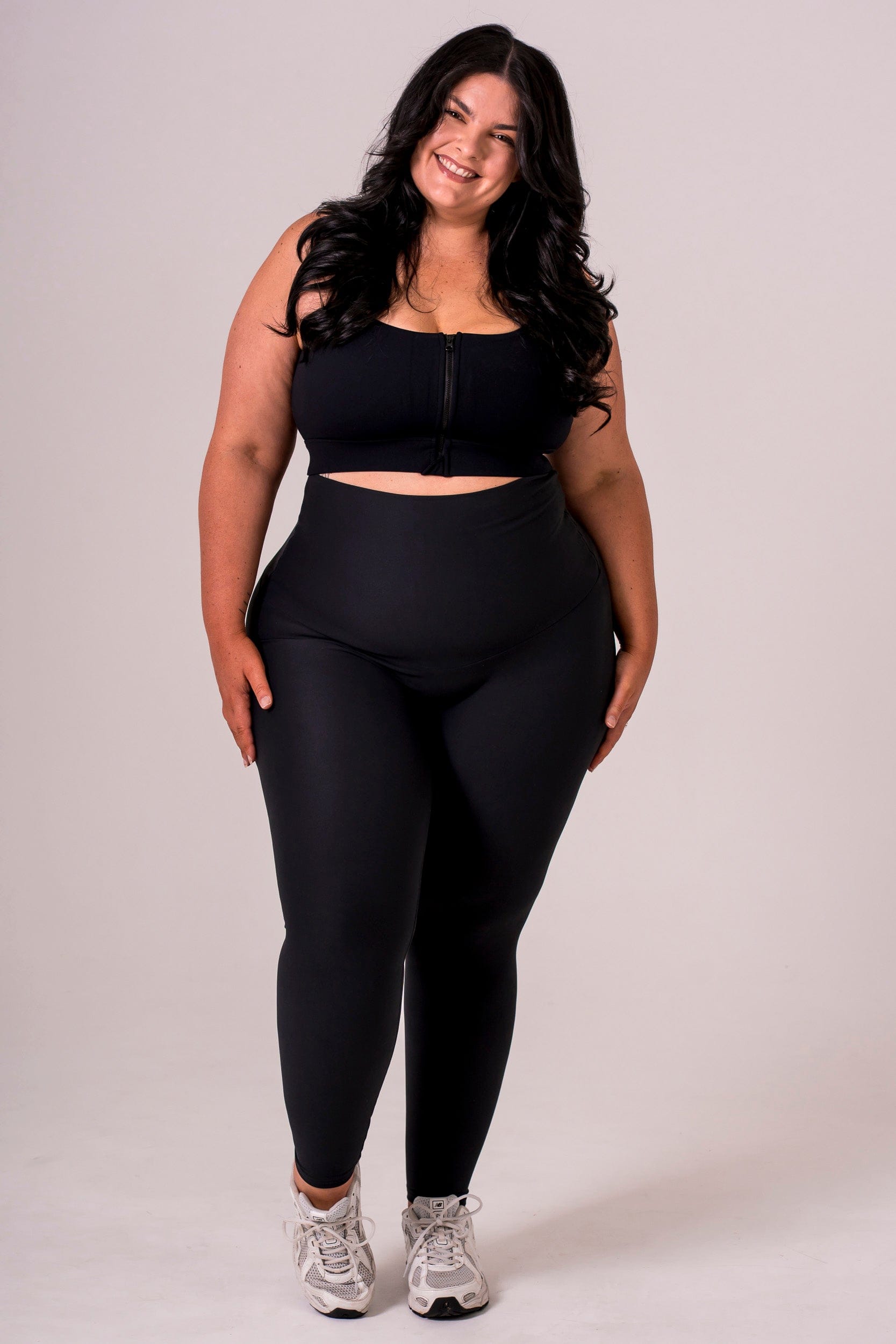 Black Dynamic Extra High Waisted Ankle Biter Leggings