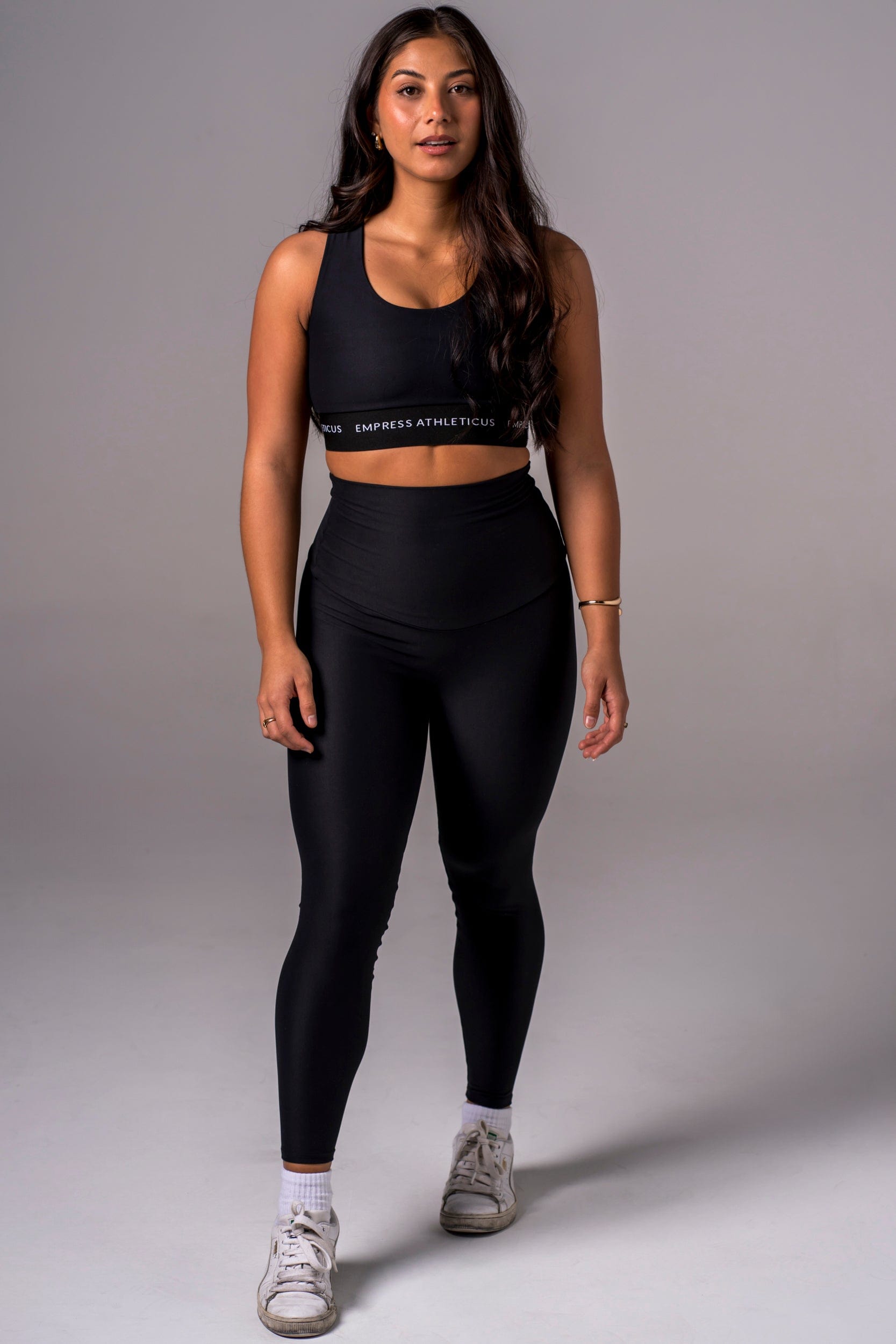 Black Dynamic Extra High Waisted Ankle Biter Leggings