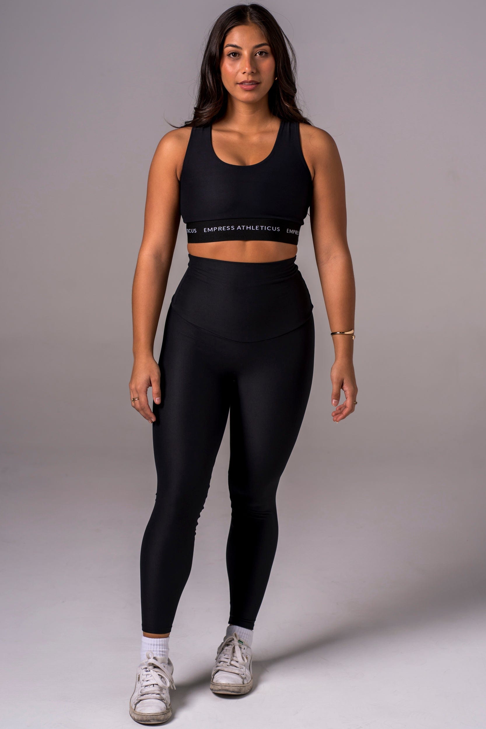 Black Dynamic Extra High Waisted Ankle Biter Leggings