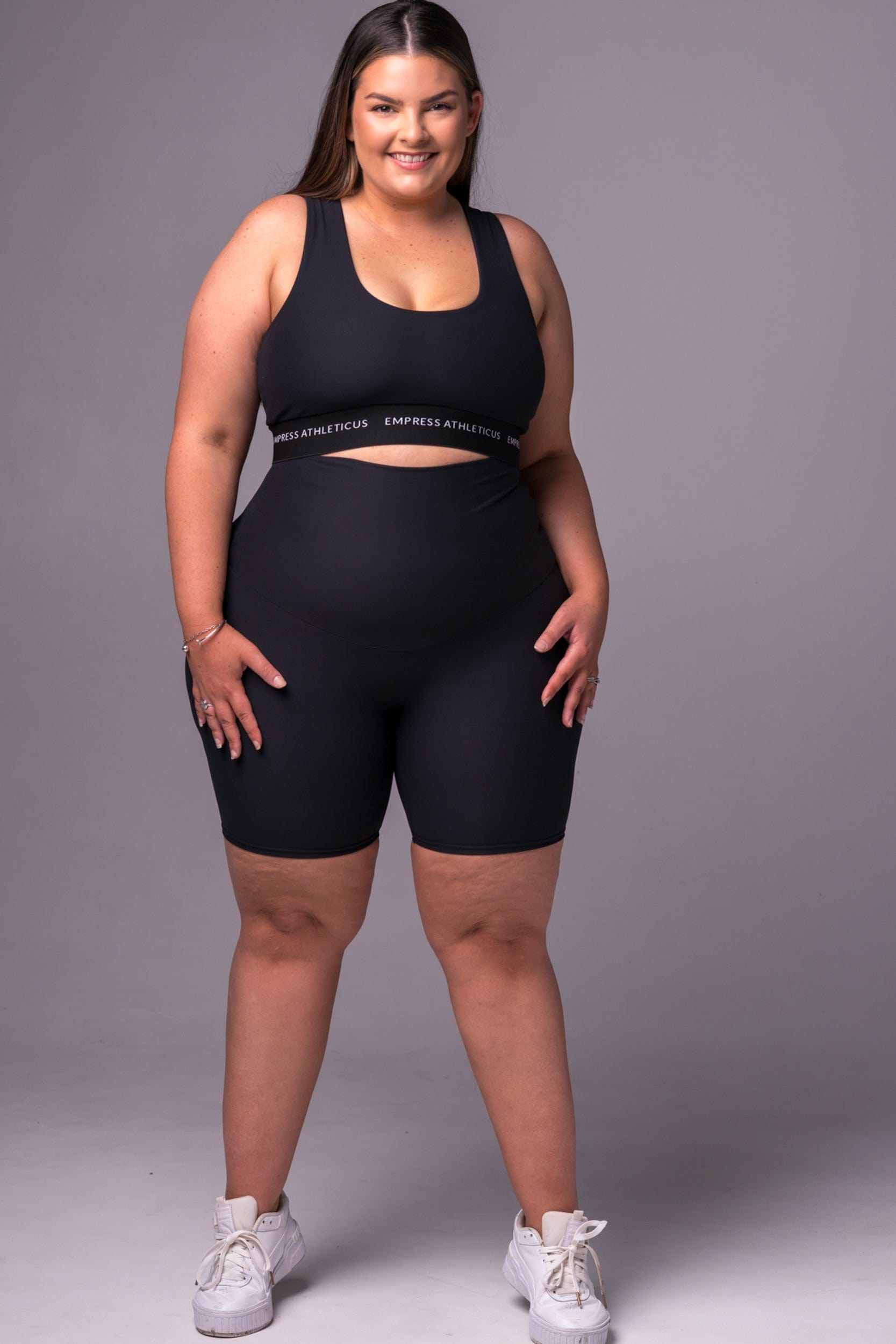 Black Dynamic Extra High Waisted Booty Shorts