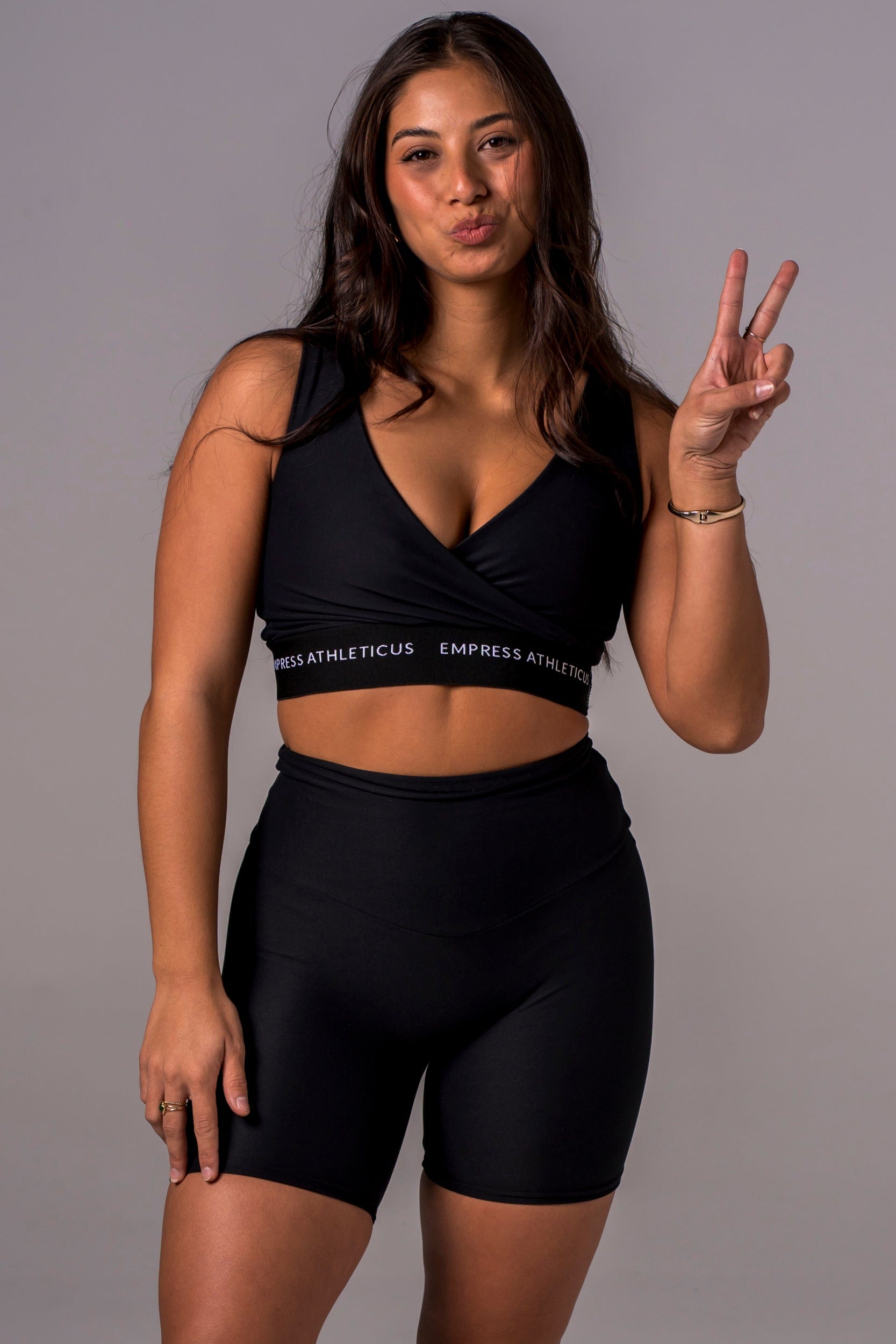 Black Dynamic Extra High Waisted Booty Shorts
