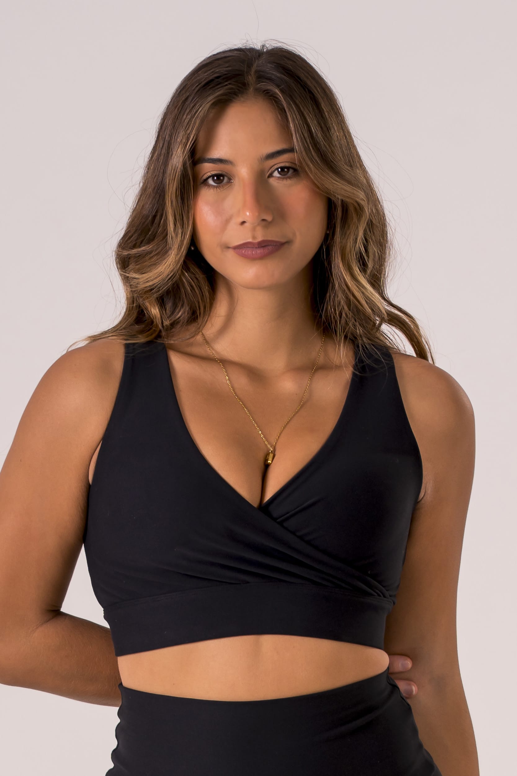 Black Dynamic Vida Crop