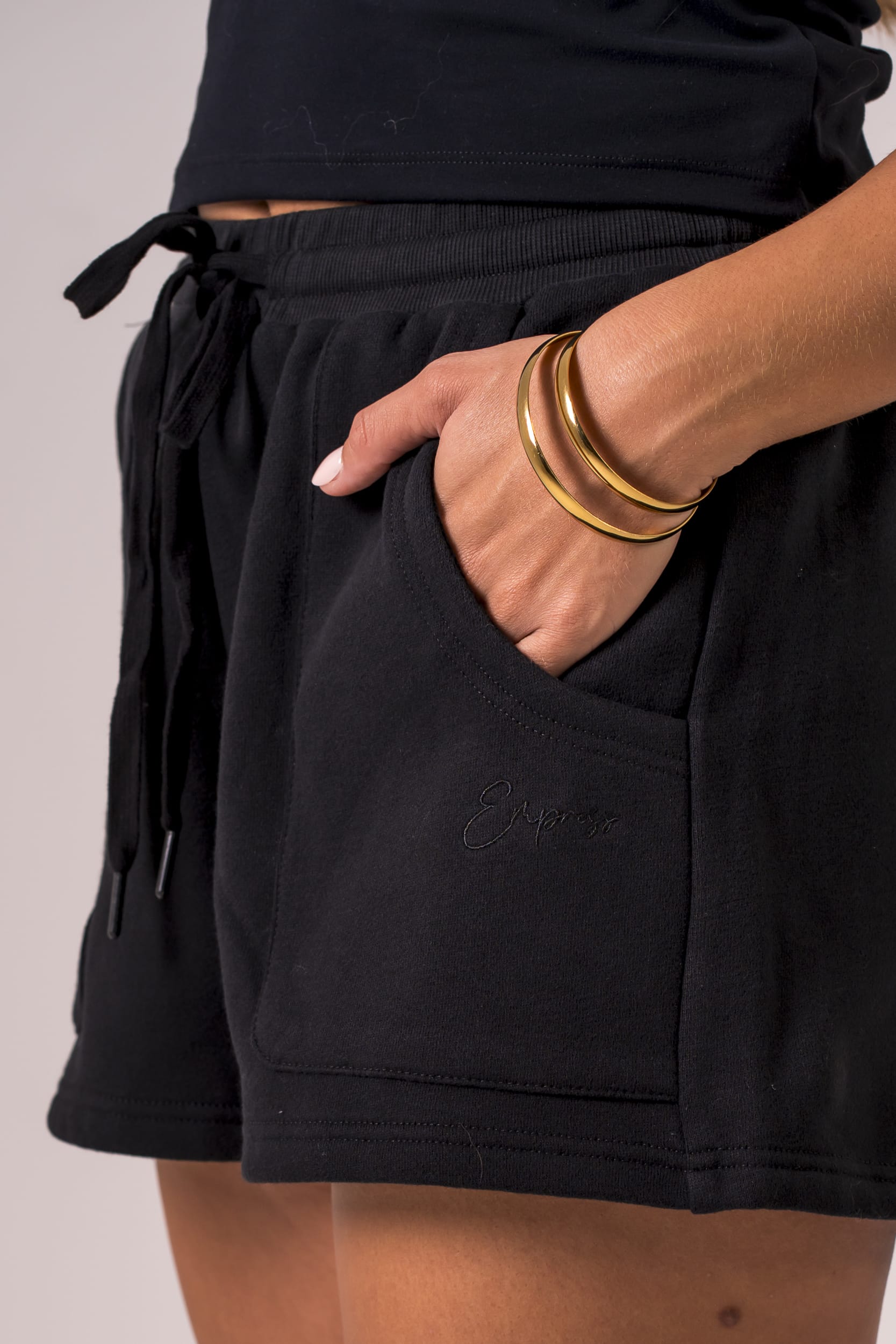Black Lounge Shorts