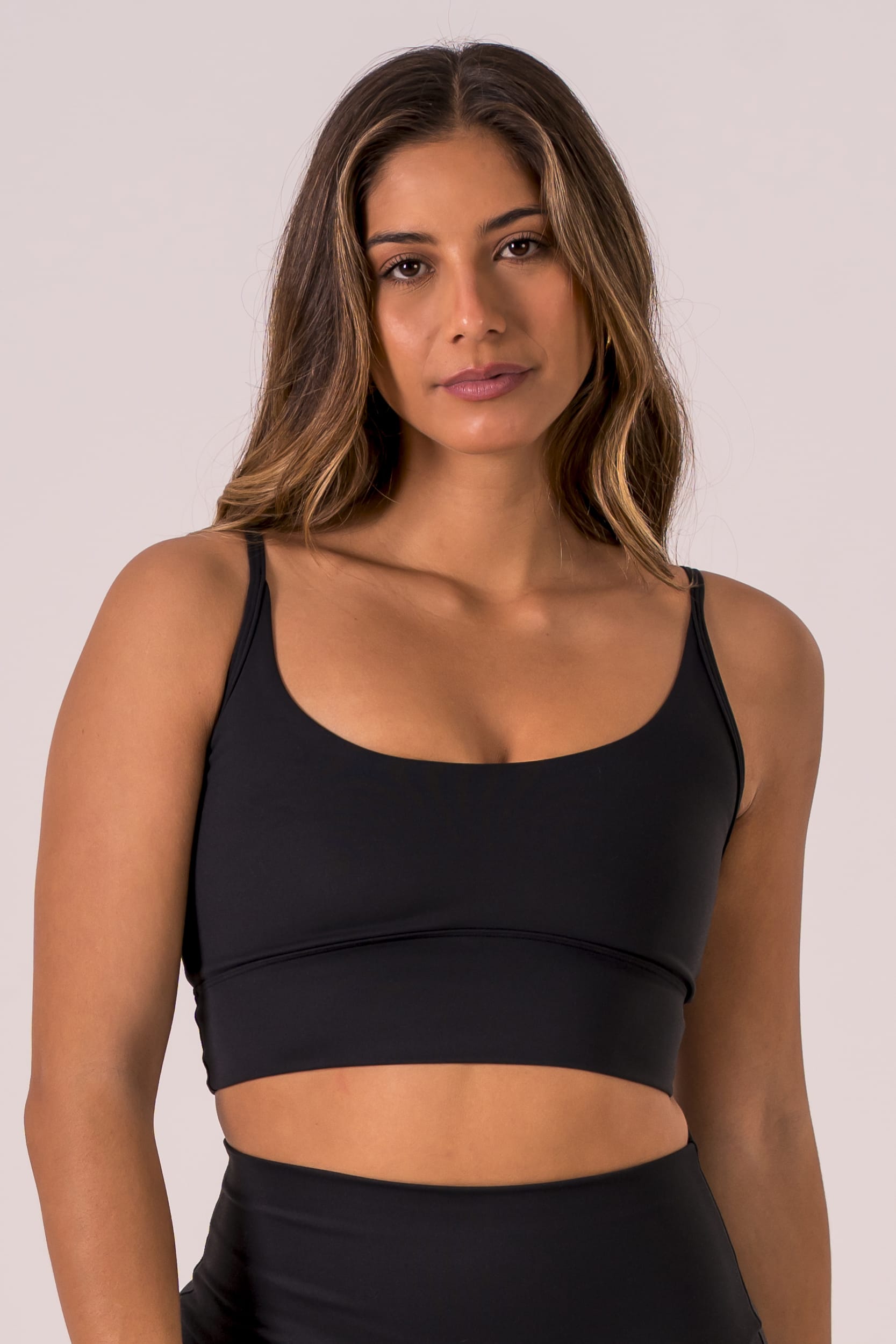 Black Luxe Cleo Crop