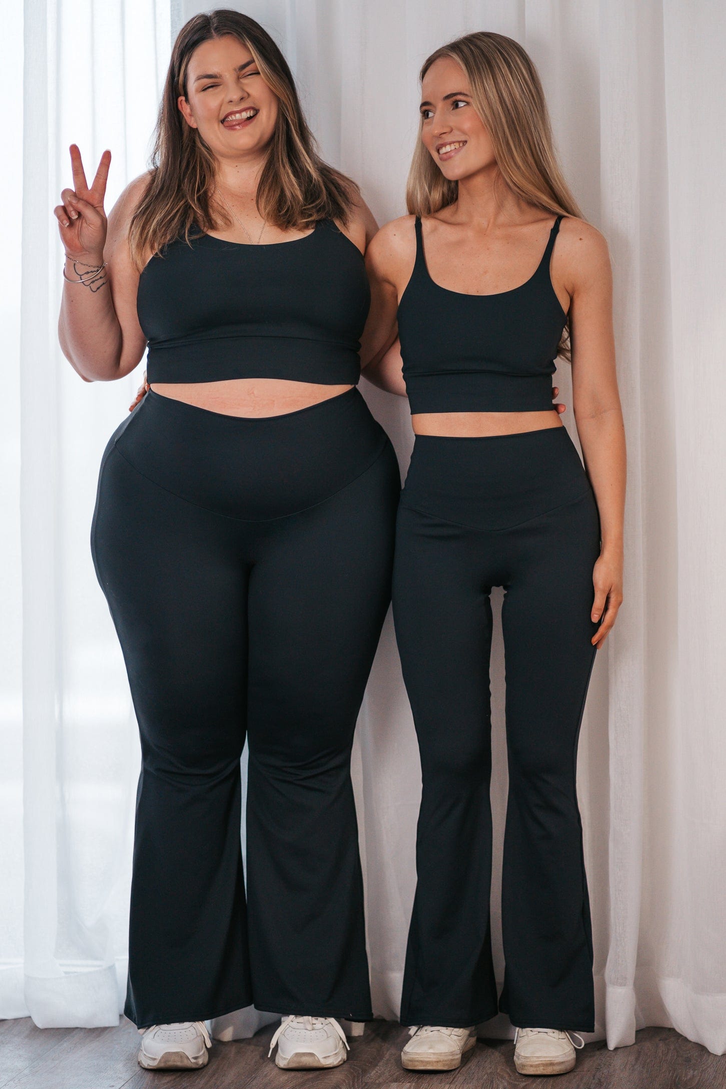 Black Luxe Pocket Yoga Pants