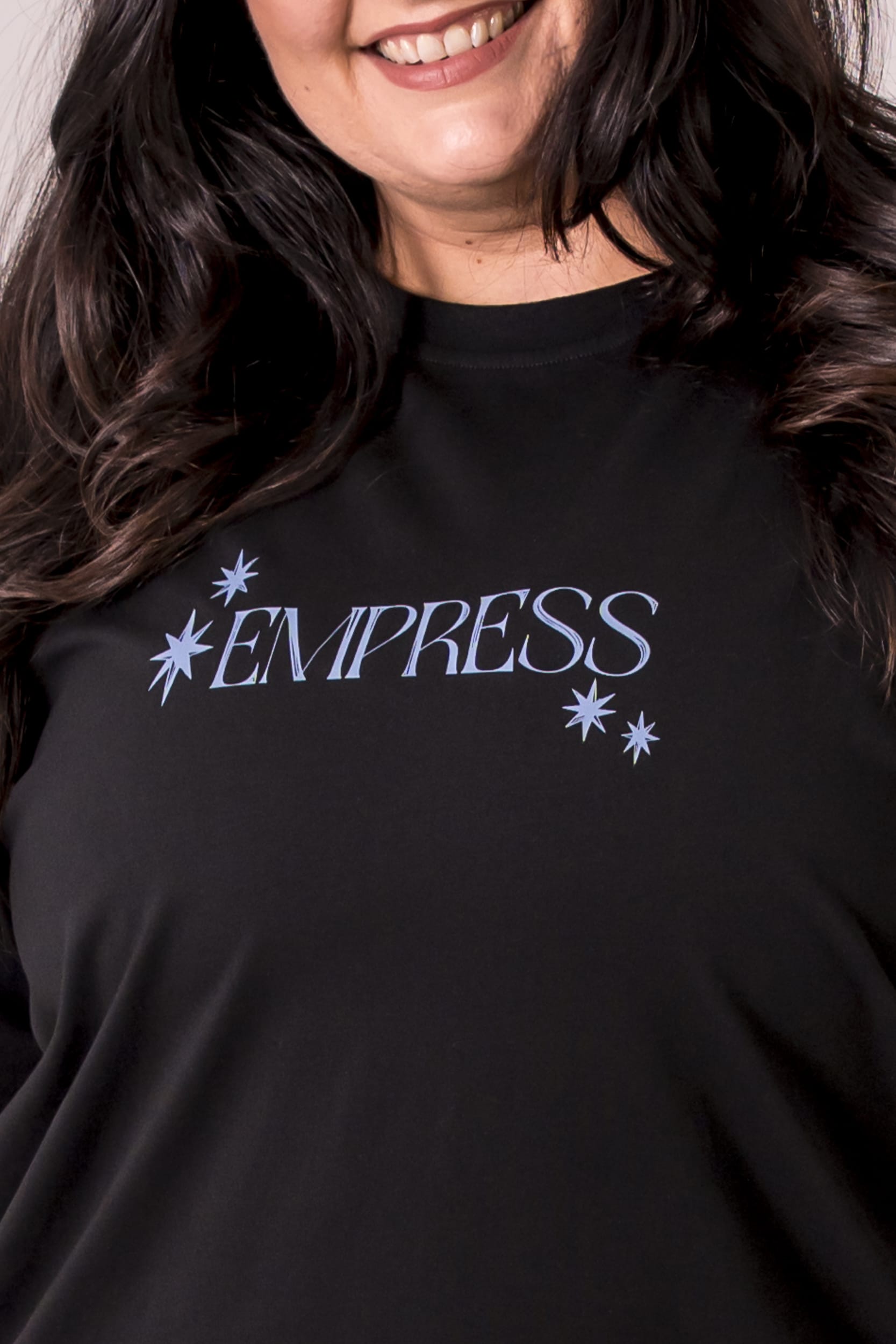 Black Pilates Oversized T-Shirt