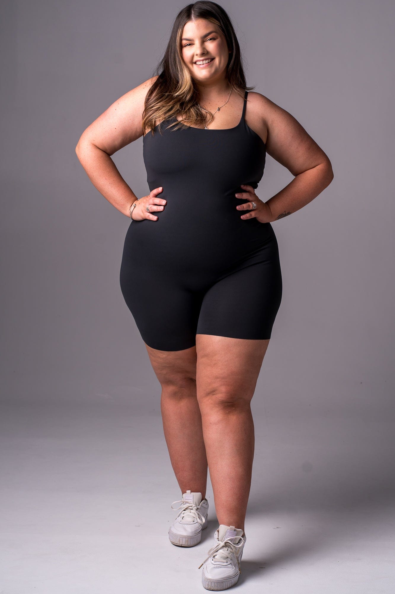 Black Regal Luxe Built-In Playsuit