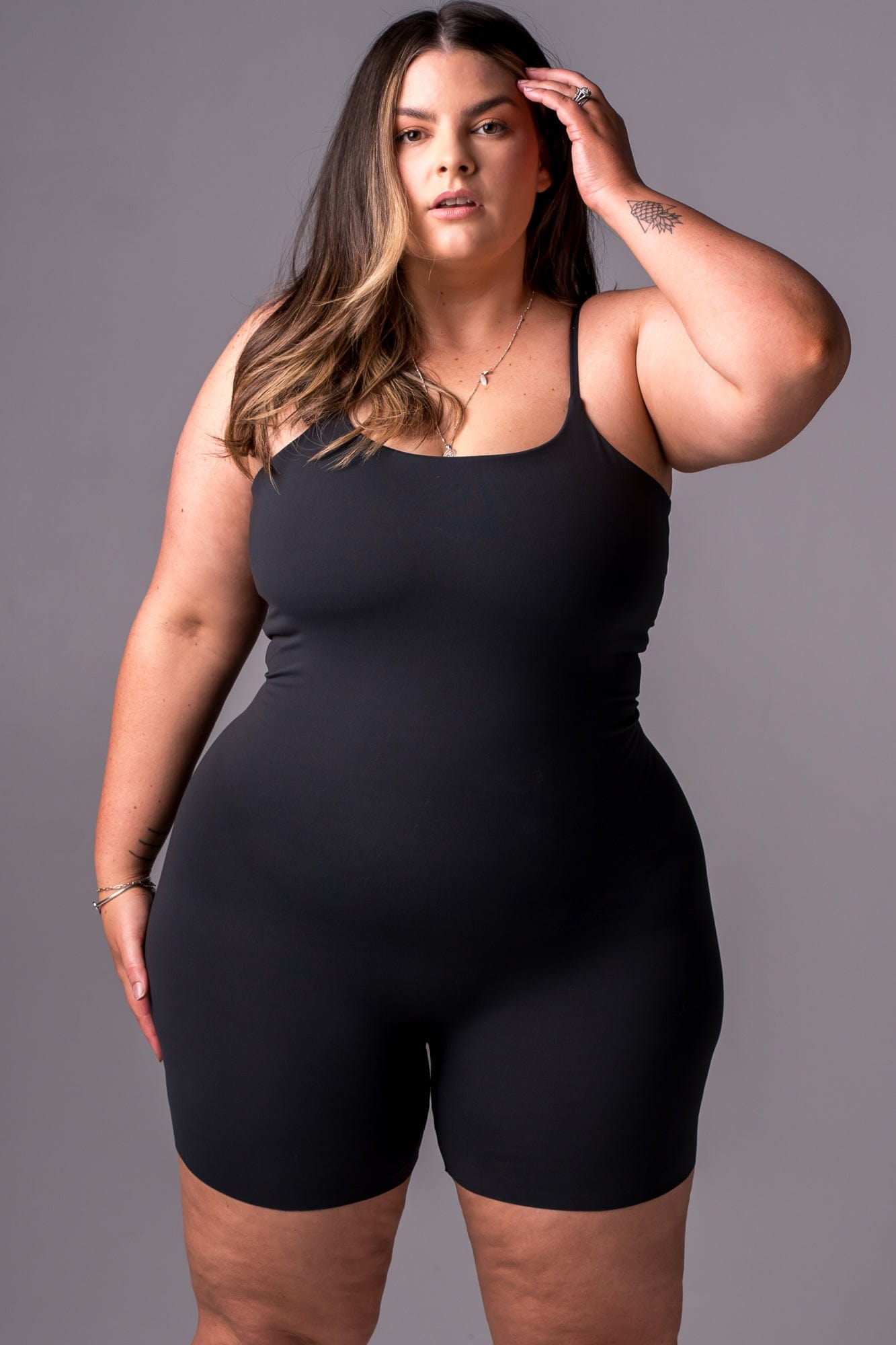 Black Regal Luxe Built-In Playsuit