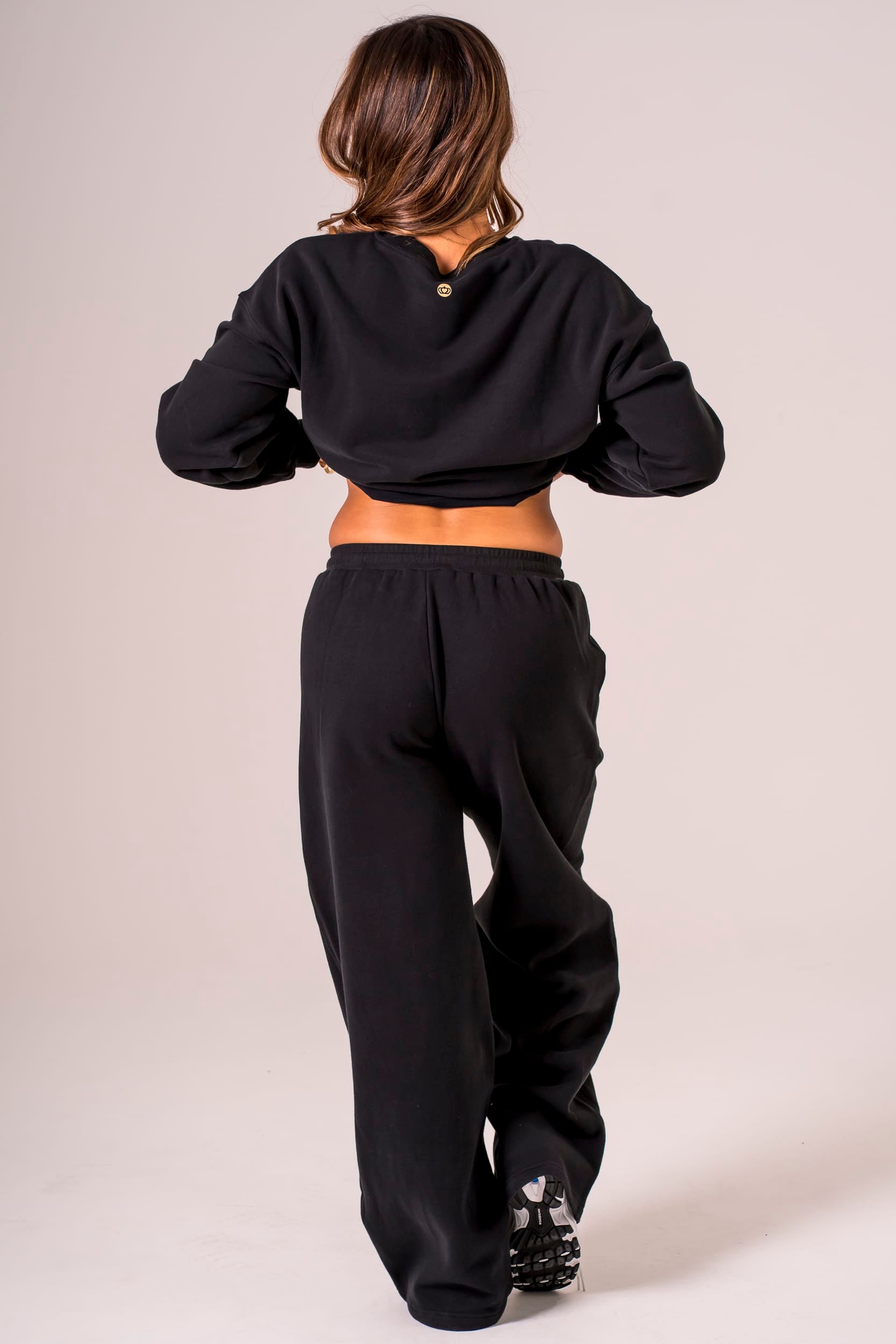 Black Wide Leg Lounge Pants