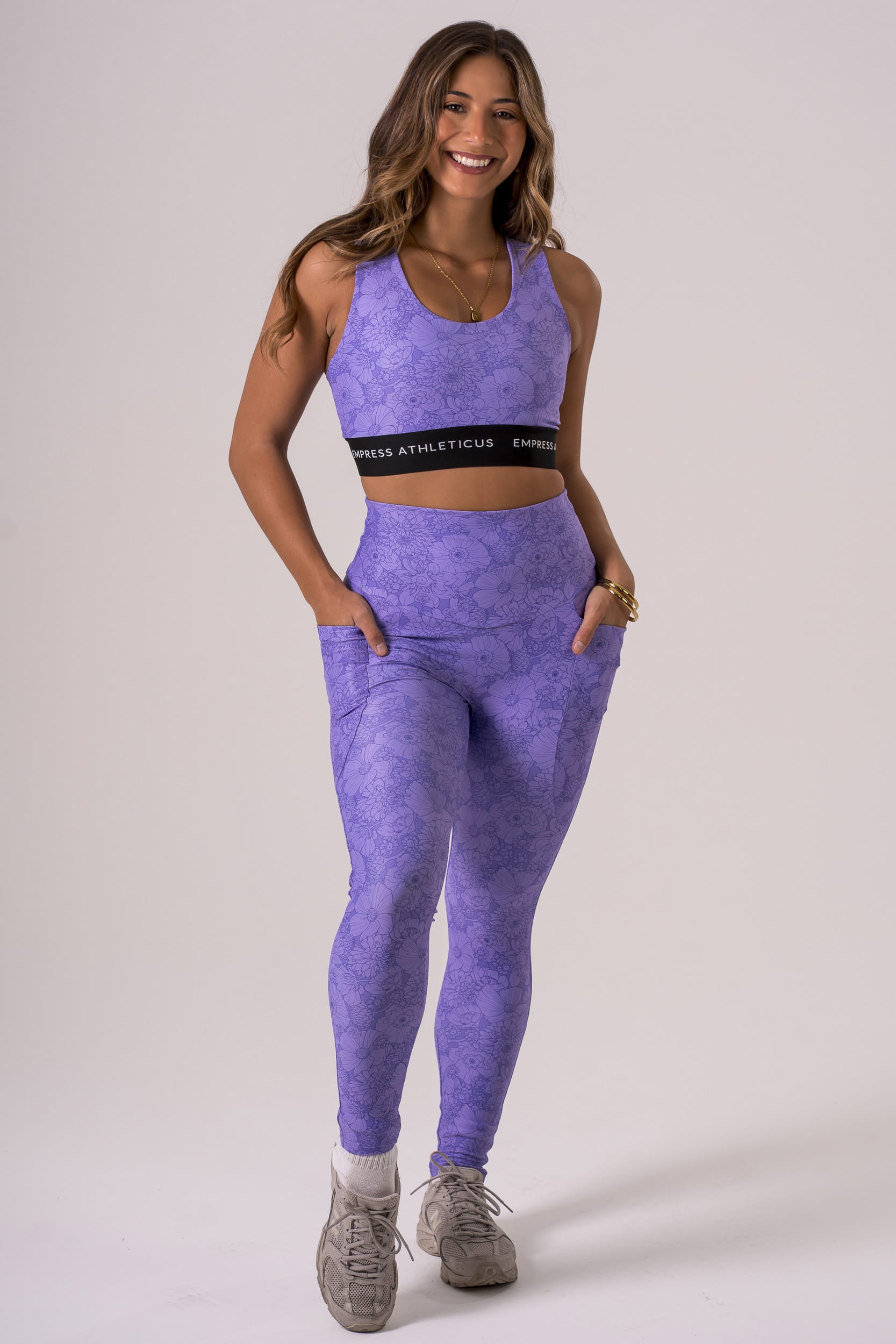 Blossom Dynamic High Waisted Pocket Ankle Biter Leggings