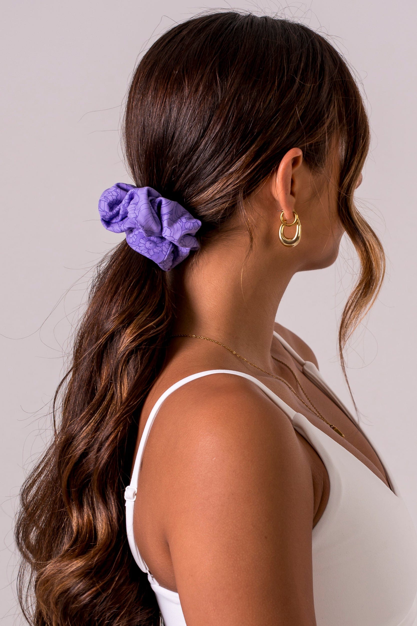 Blossom Luxe Scrunchie OS