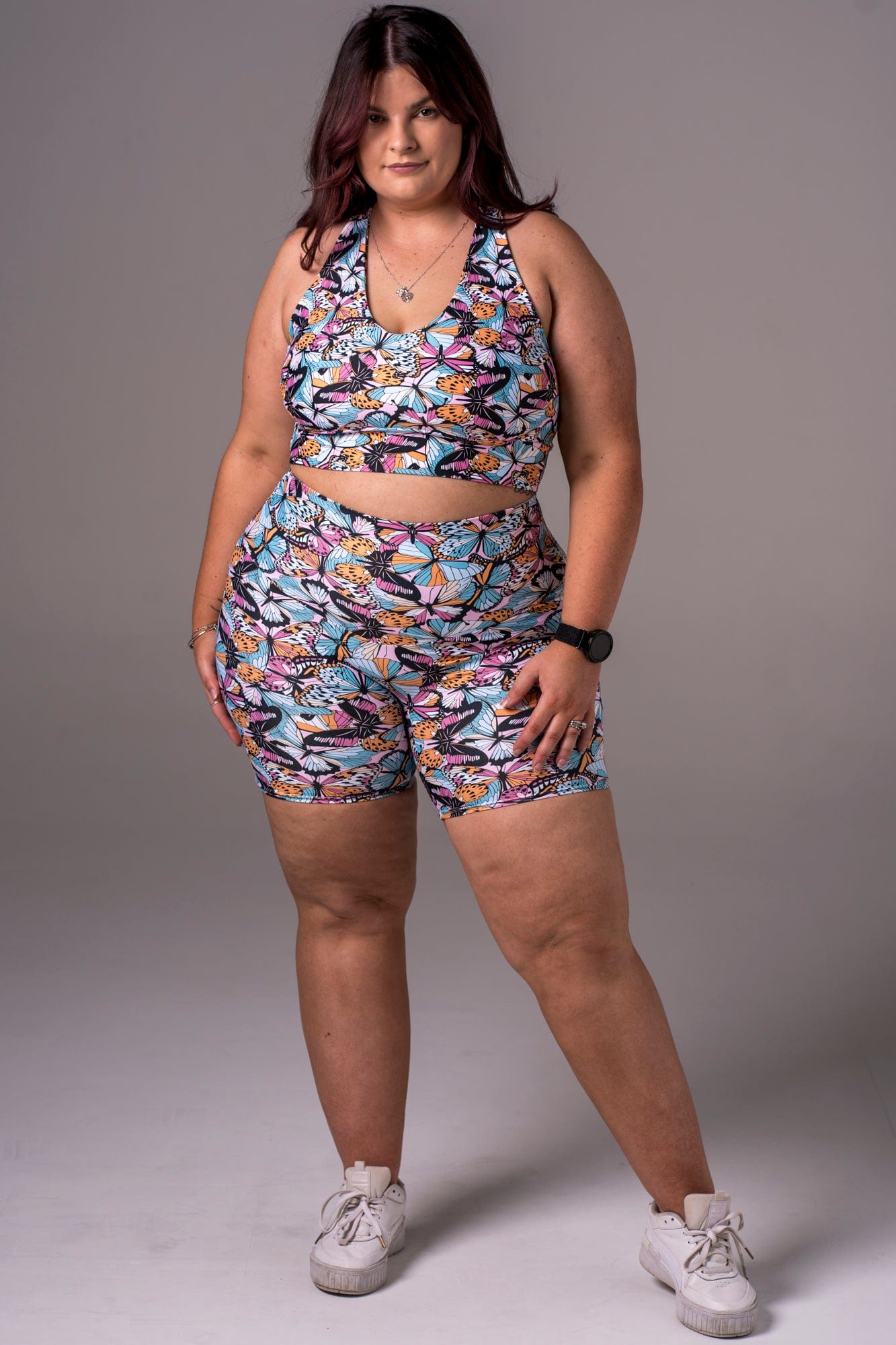 Butterfly Dreams Dynamic High Waisted Booty Shorts