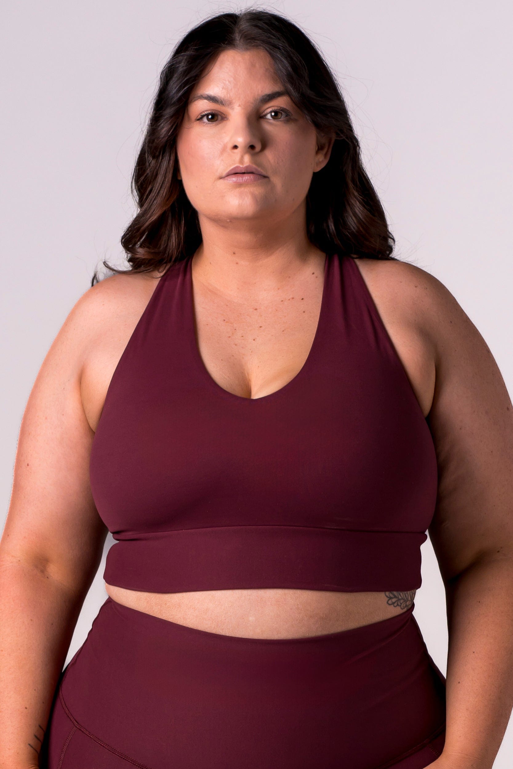 Cherry Cola Dynamic Sports Crop