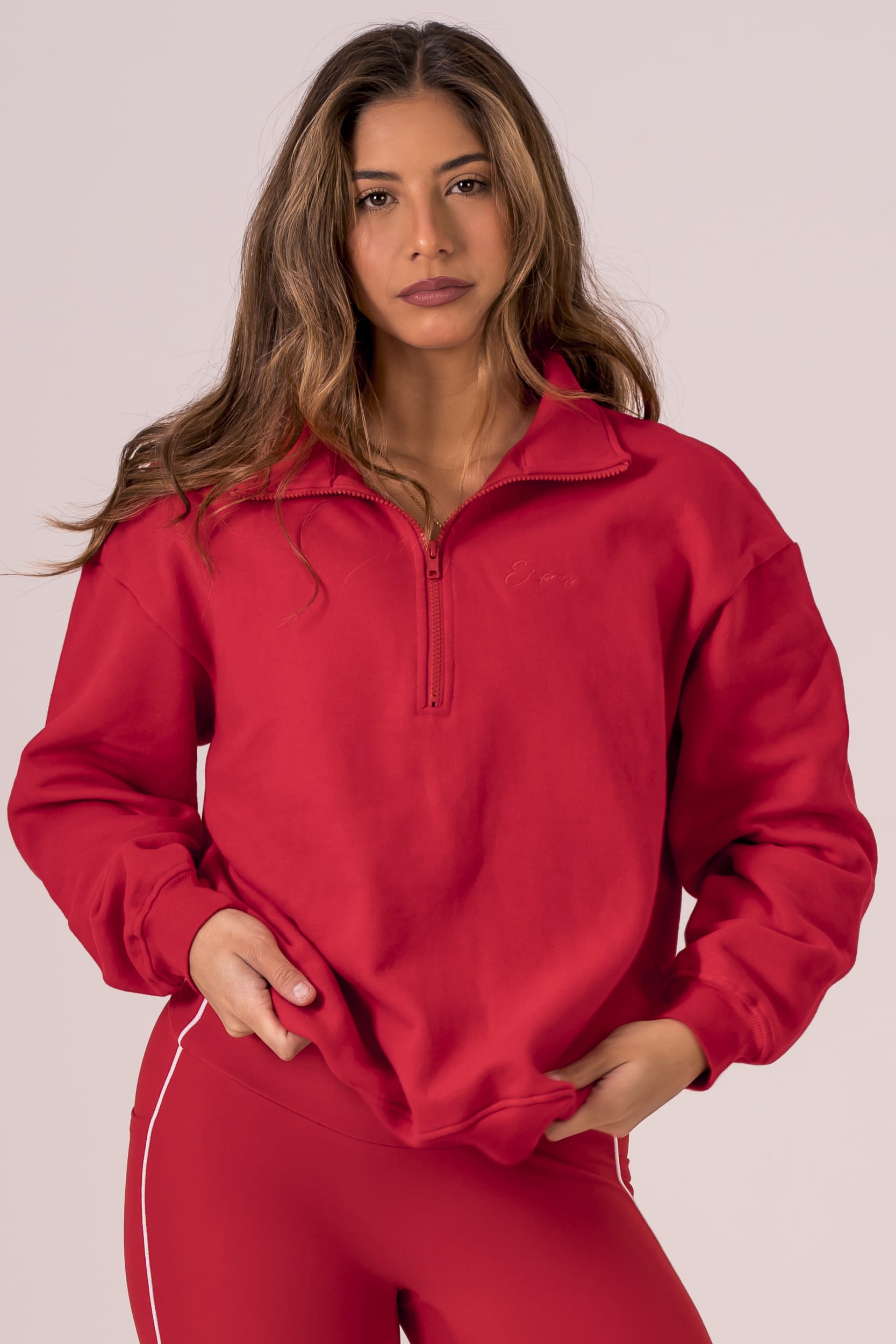 Chilli Quarter Zip Sweater