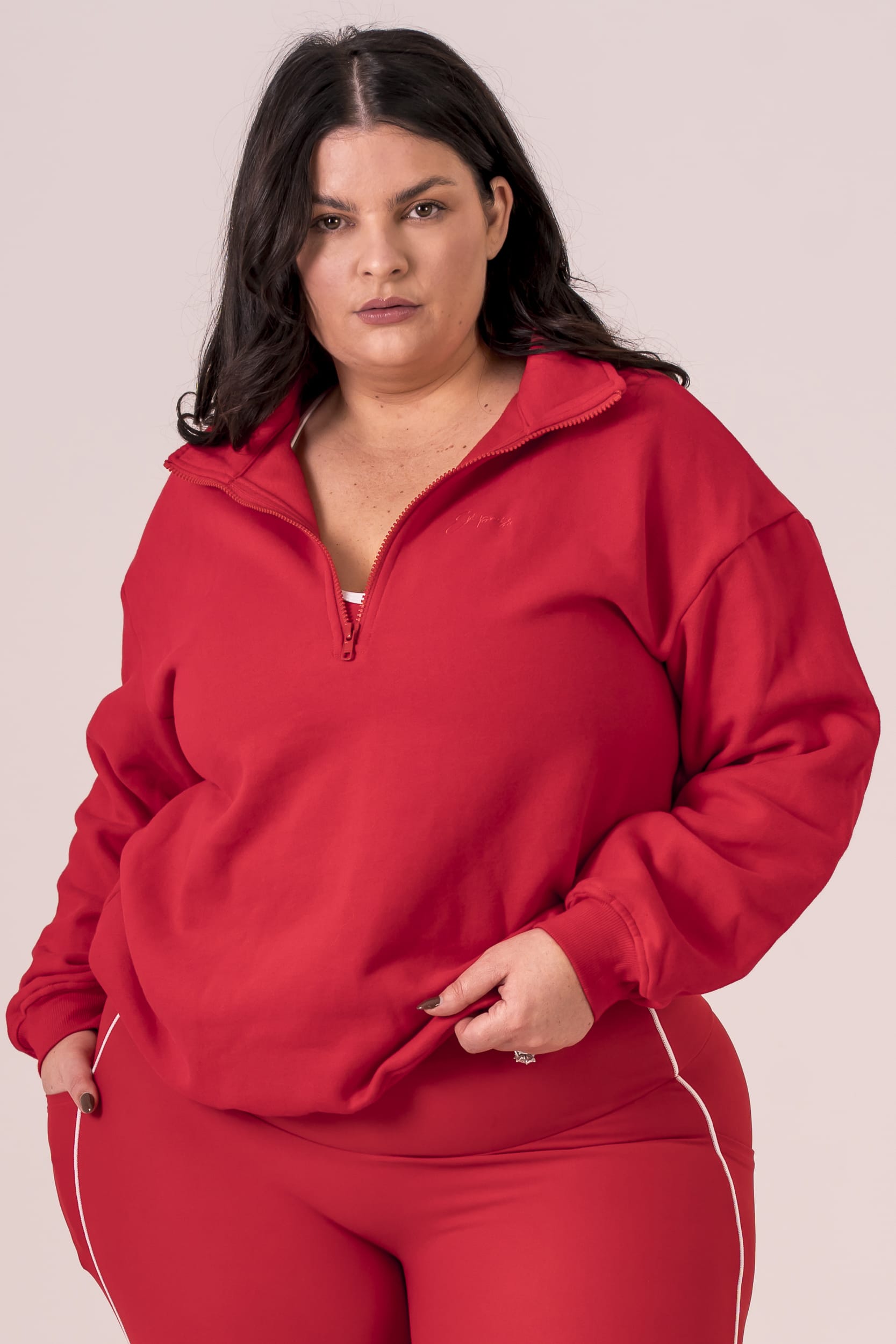 Chilli Quarter Zip Sweater