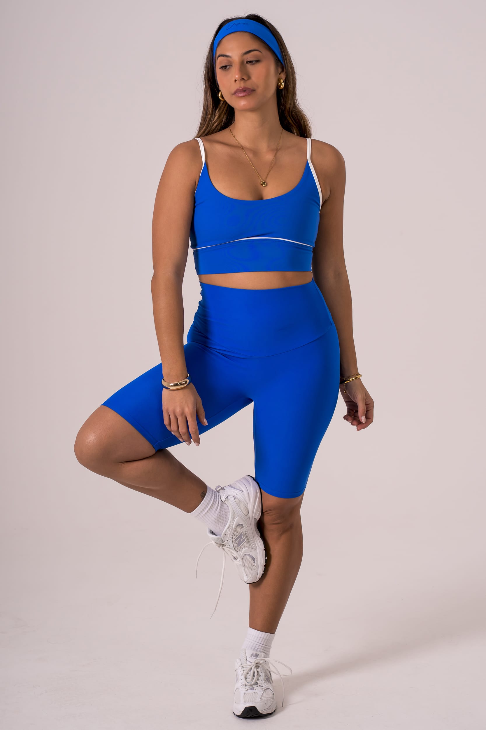 Electric Dynamic High Waisted Bike Shorts
