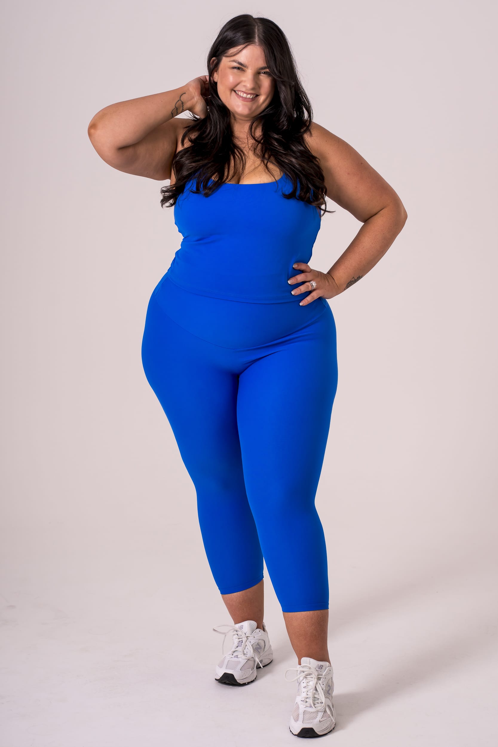 Electric Dynamic High Waisted Capri Leggings