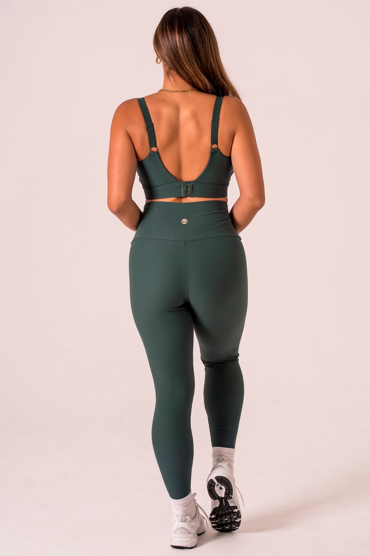 Emerald Dynamic High Waisted Ankle Biter Leggings