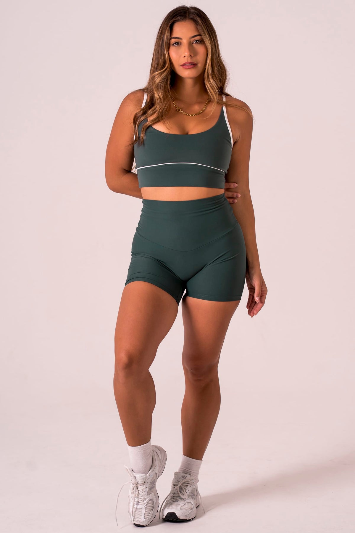 Emerald Dynamic High Waisted Shorties