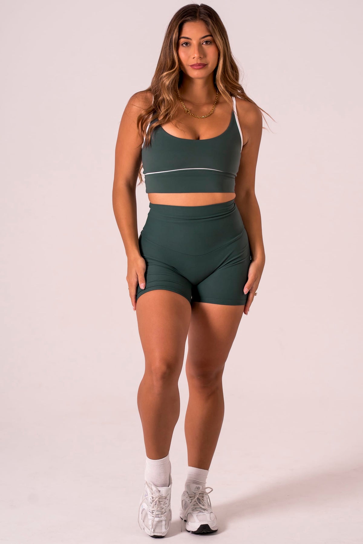 Emerald Dynamic High Waisted Shorties