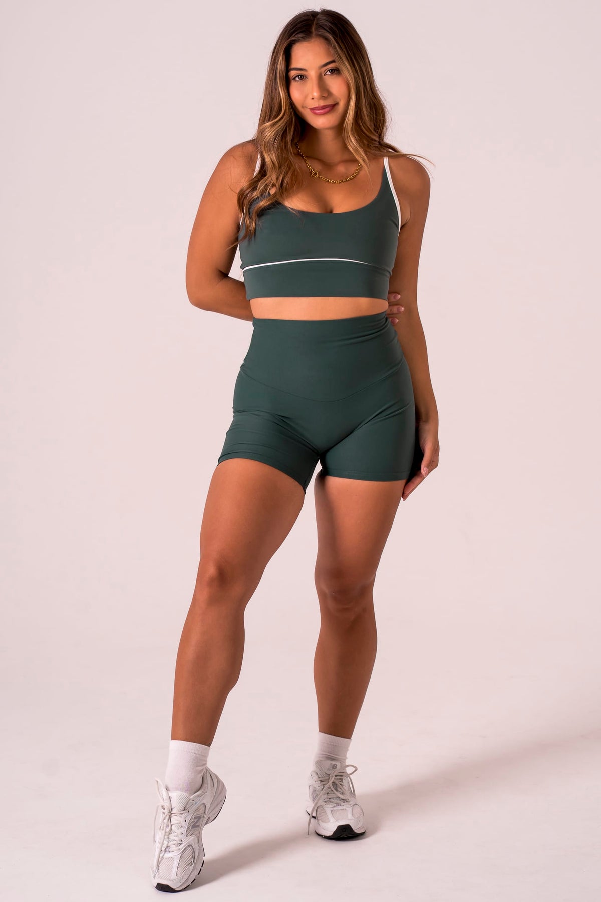 Emerald Dynamic High Waisted Shorties