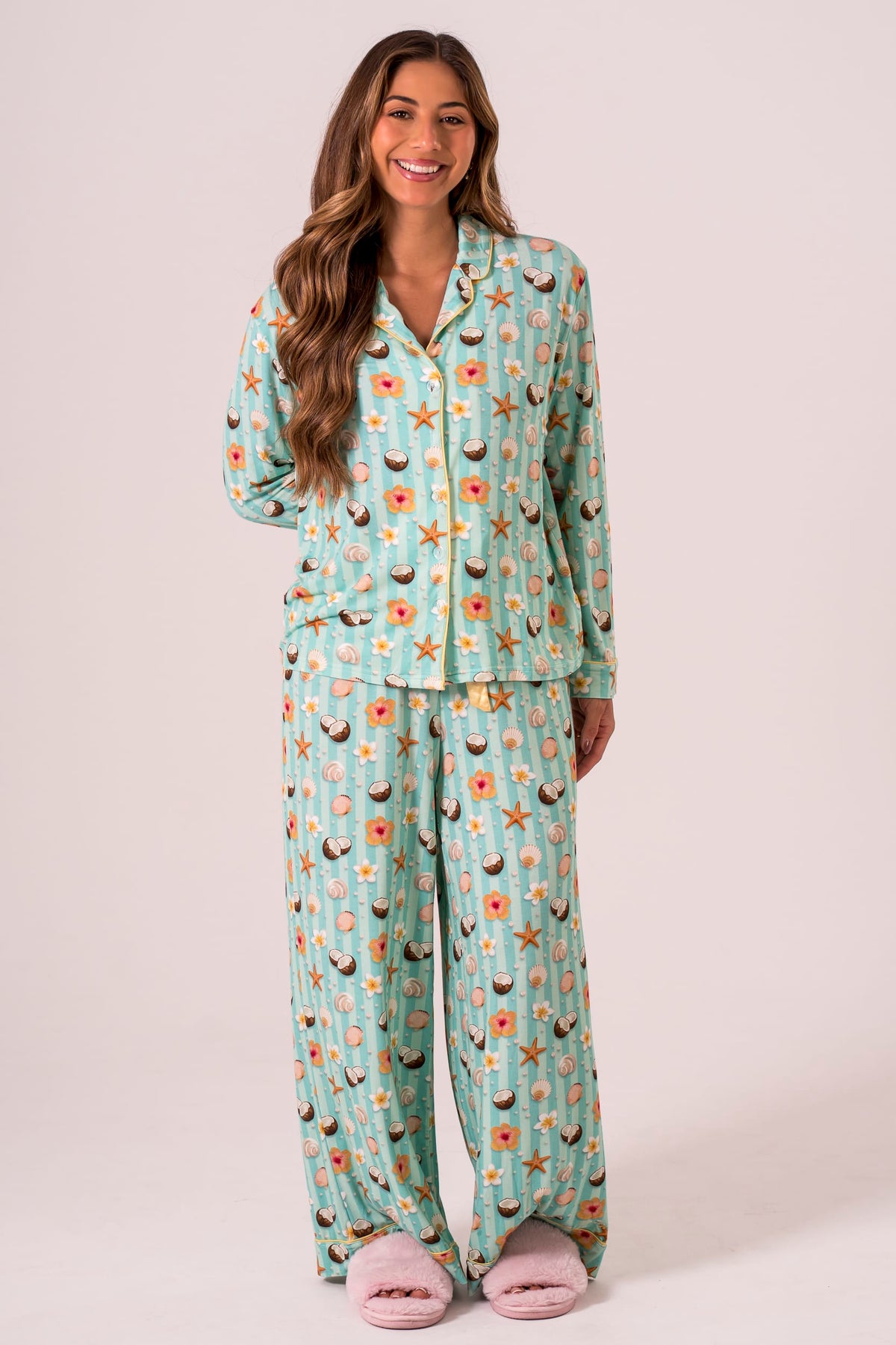 Endless Summer Bamboo Pyjama Long Sleeve Shirt