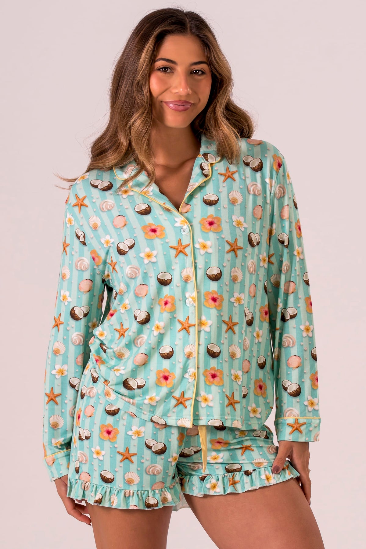 Endless Summer Bamboo Pyjama Long Sleeve Shirt